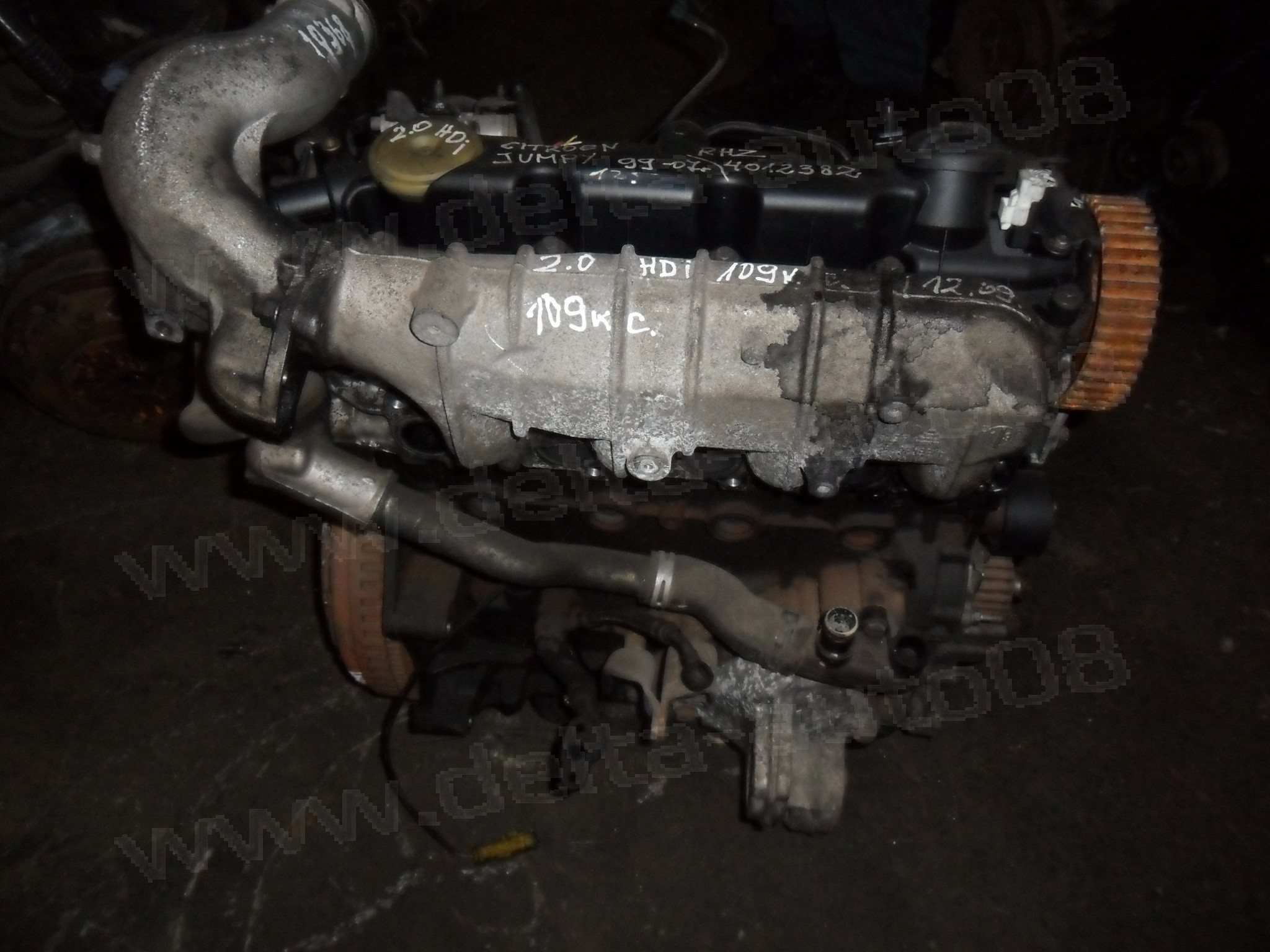 Двигател, Citroen Jumpy, 2.0 HDI, 109 к.с., 1999-2007г., RHZ