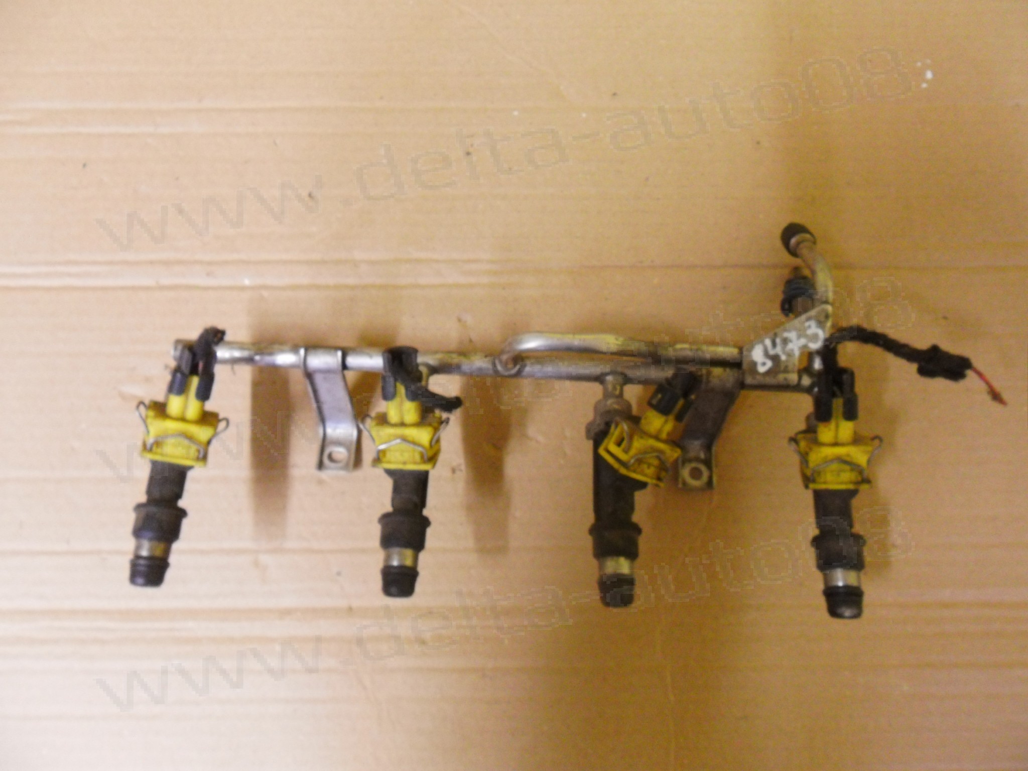 Горивна рейка, дюзи, Opel Meriva, Combo, Astra G, 1.6i, 2001-2004г., 25317316 