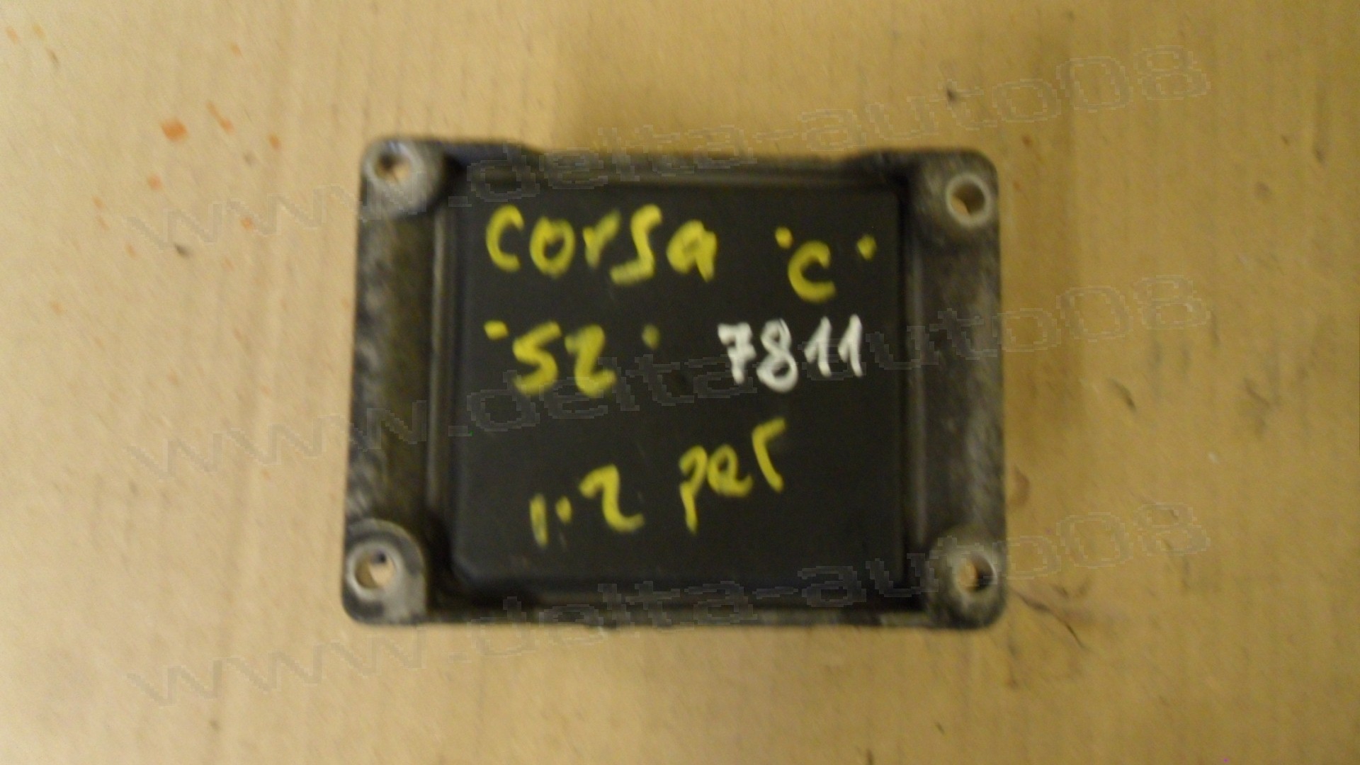 Компютър двигател за Opel Corsa C, 1.2 i, 2001-2006г., 1039S00393, 0 261 207 962, 0261207962, 55 350 552, 55350552 