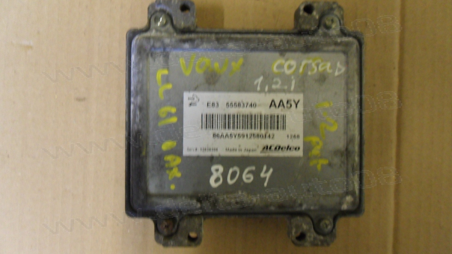 Компютър двигател за Opel Corsa D, 1.2 i, 2006-2012г., 55583740, AA5Y 