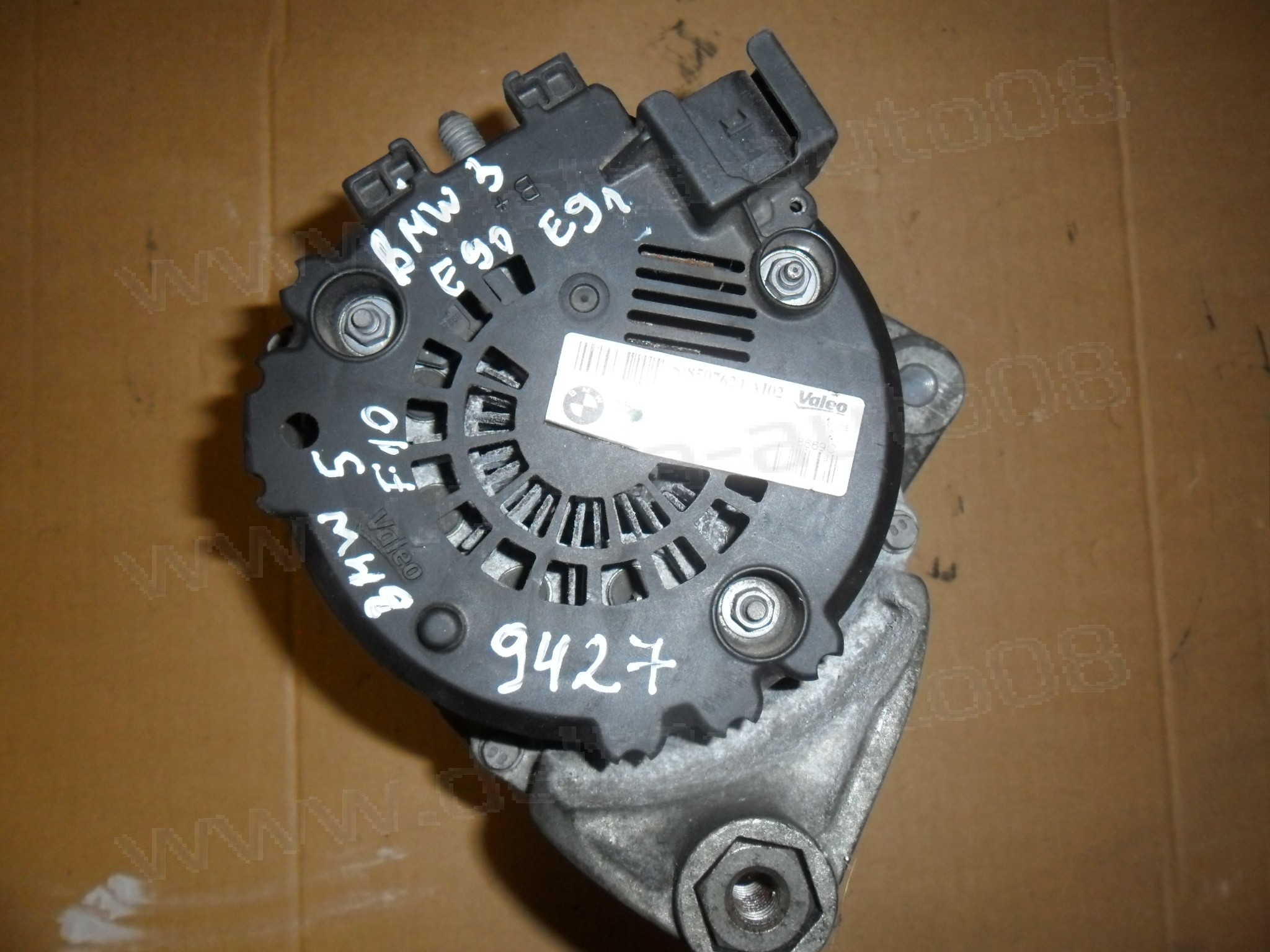 Генератор, Алтернатор за BMW 3,5, F10, E90, E91, 316D, 520D, 2009-2016г., 180A, 2608669C, 8507624 AI02, 8507624AI02 