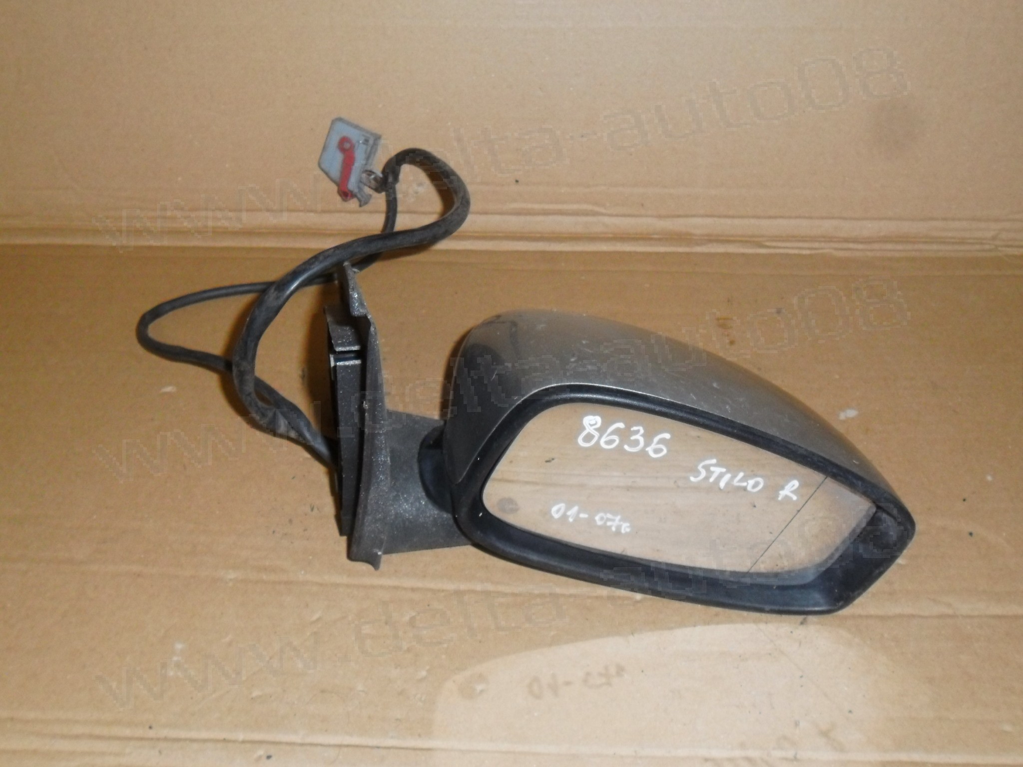 Огледало дясно за Fiat Stilo, 2001-2007г., електрическо