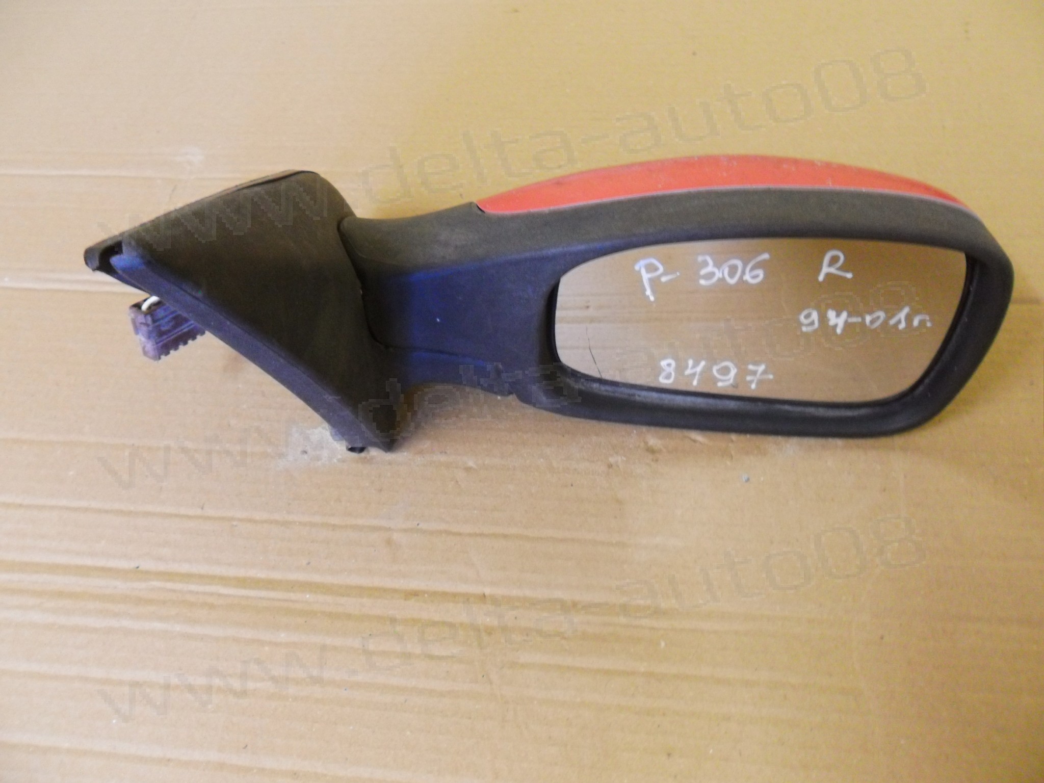 Огледало дясно за Peugeot 306, 1994-2001г., електрическо 