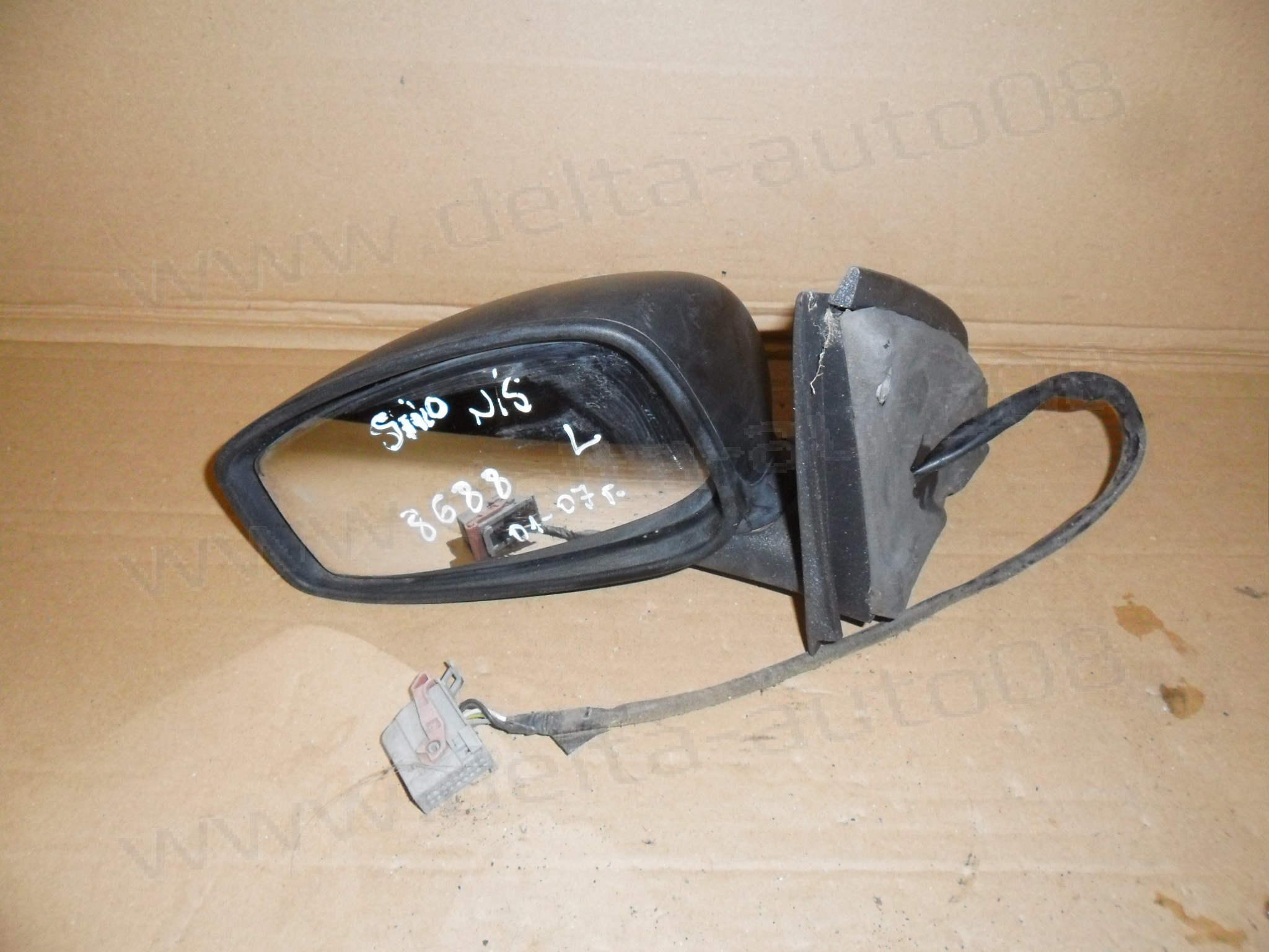 Огледало ляво за Fiat Stilo, 2001-2007г., електрическо