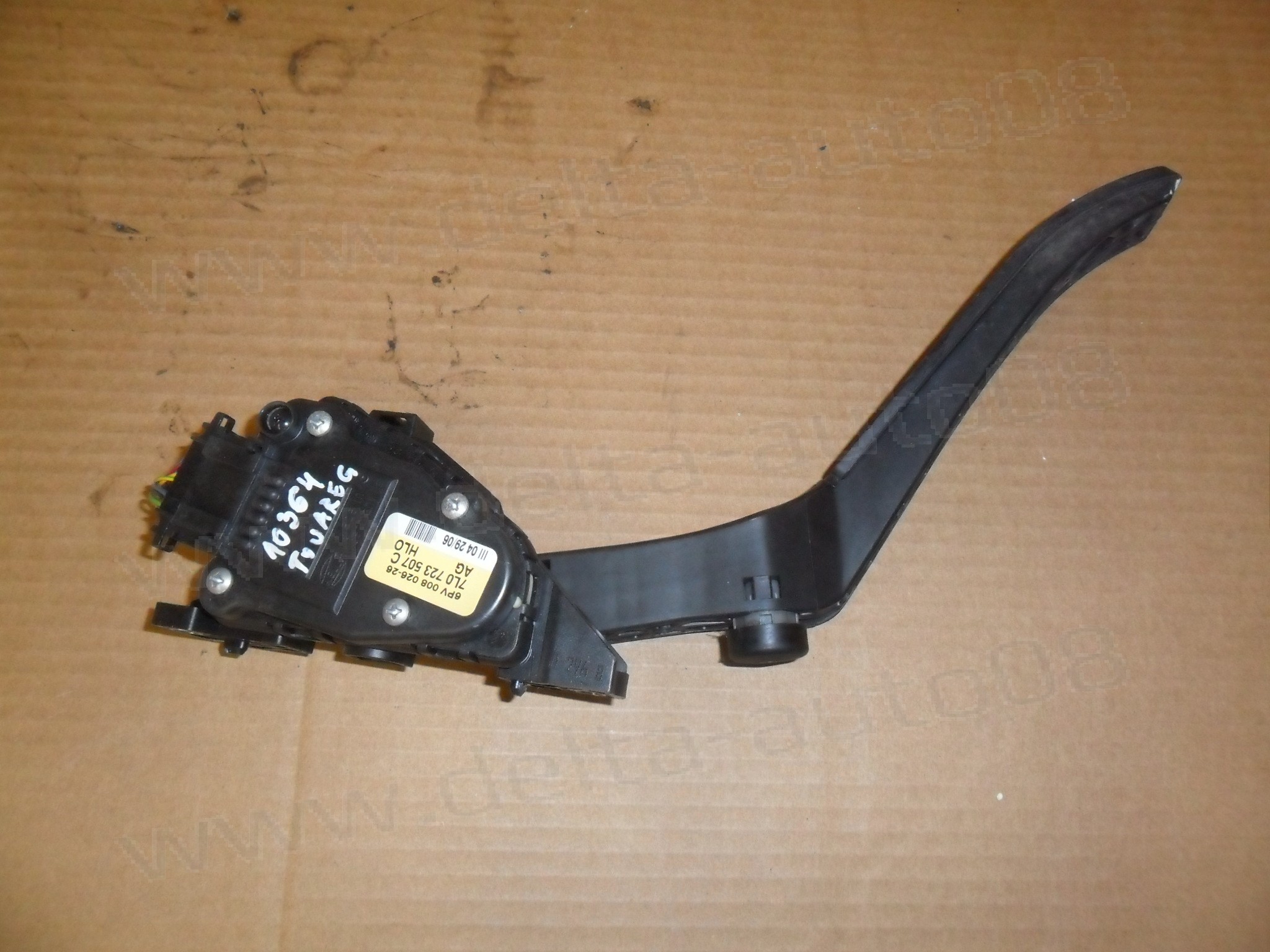 Газ педал, потенциометър, VW Touaregq Audi Q7, Porsche Cayene, 3.0 TDI, 2002-2013г., 7L0 723 507 C, 7L0723507C