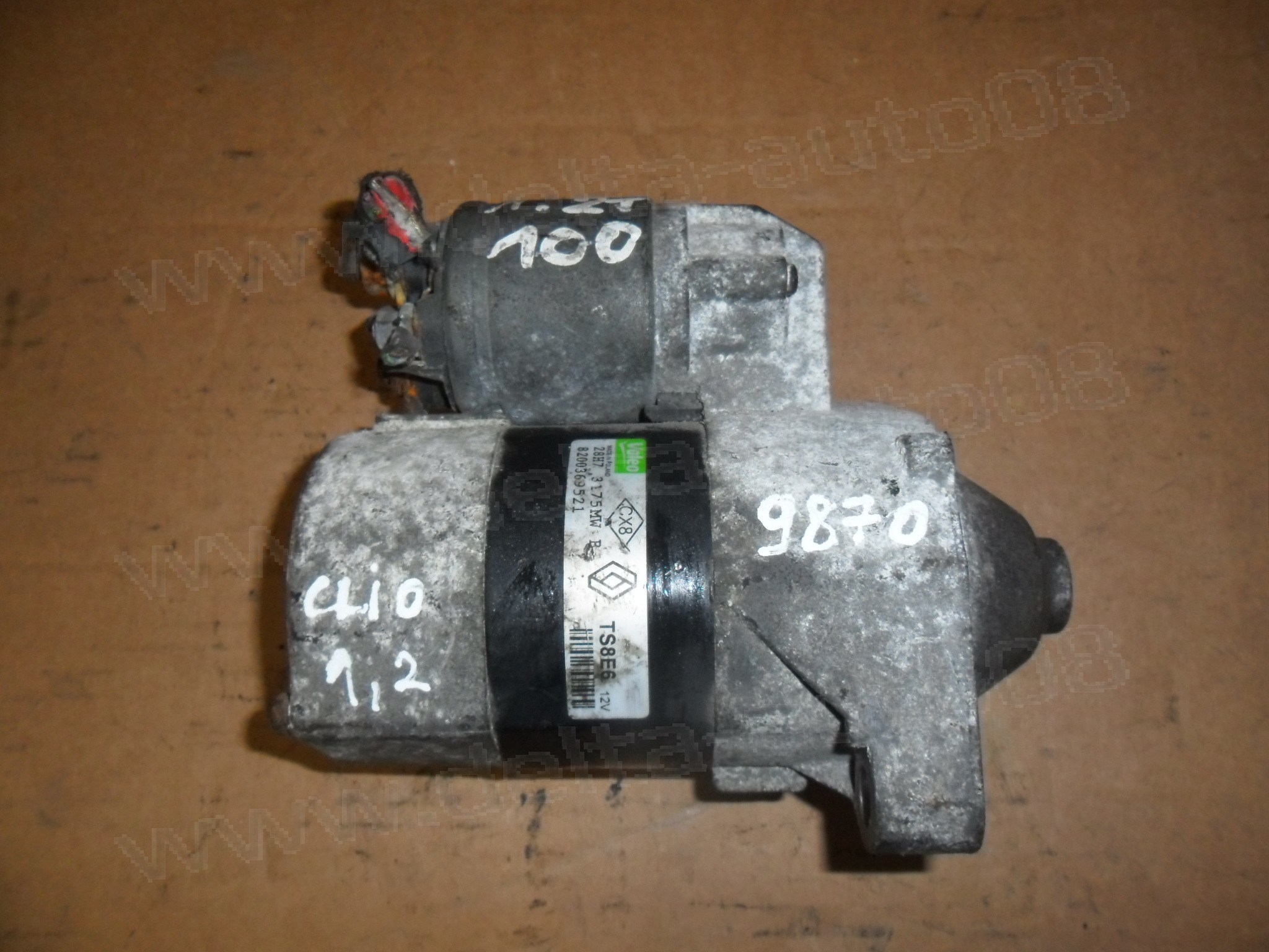 Стартер за Renault Clio II, Modus, 1.2, 16V, 8200369521 