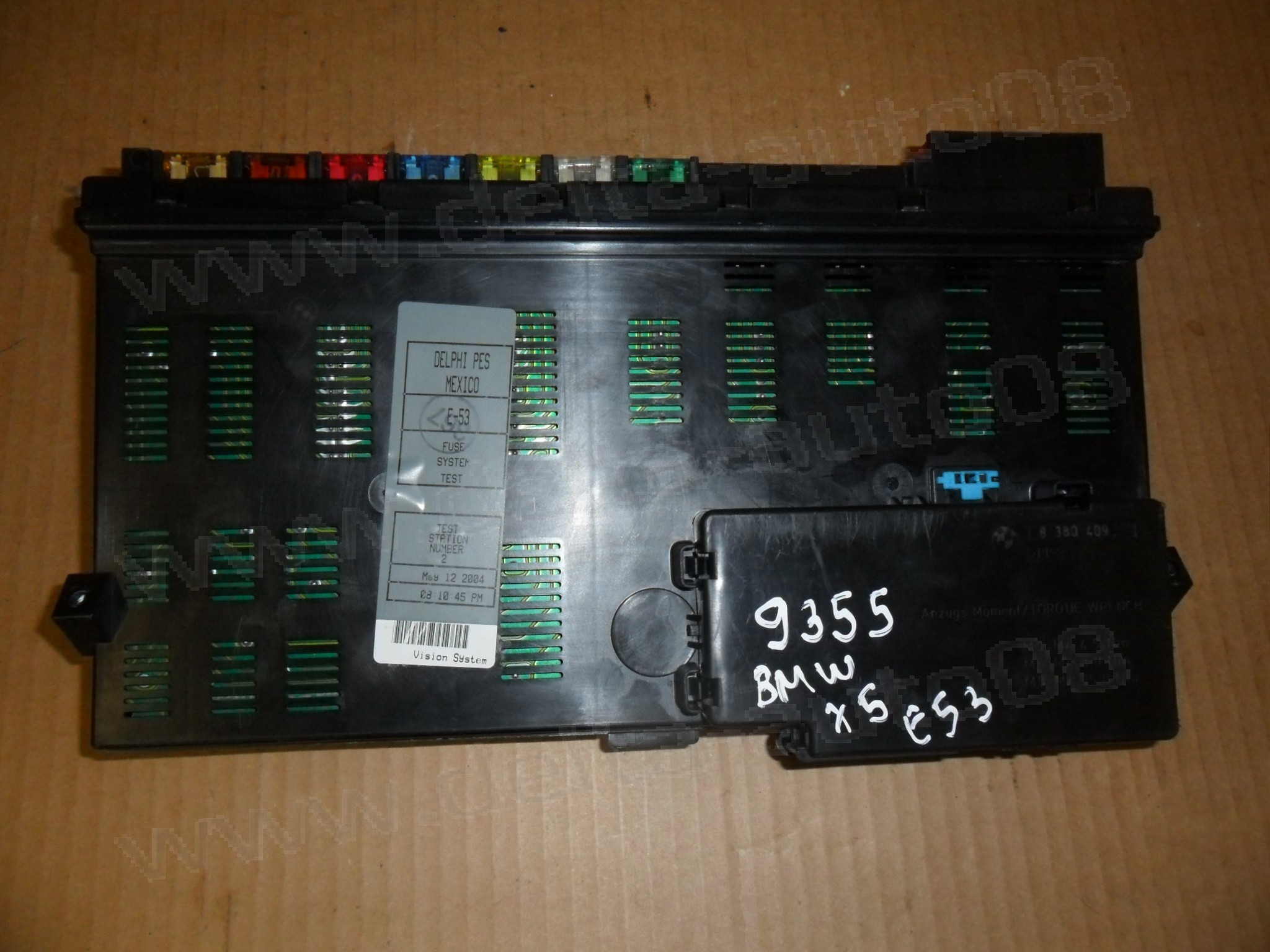 Бушонно табло за BMW X5, E53, 2000-2006г., 8 380 407, 8380407, 8 380 409, 8380407