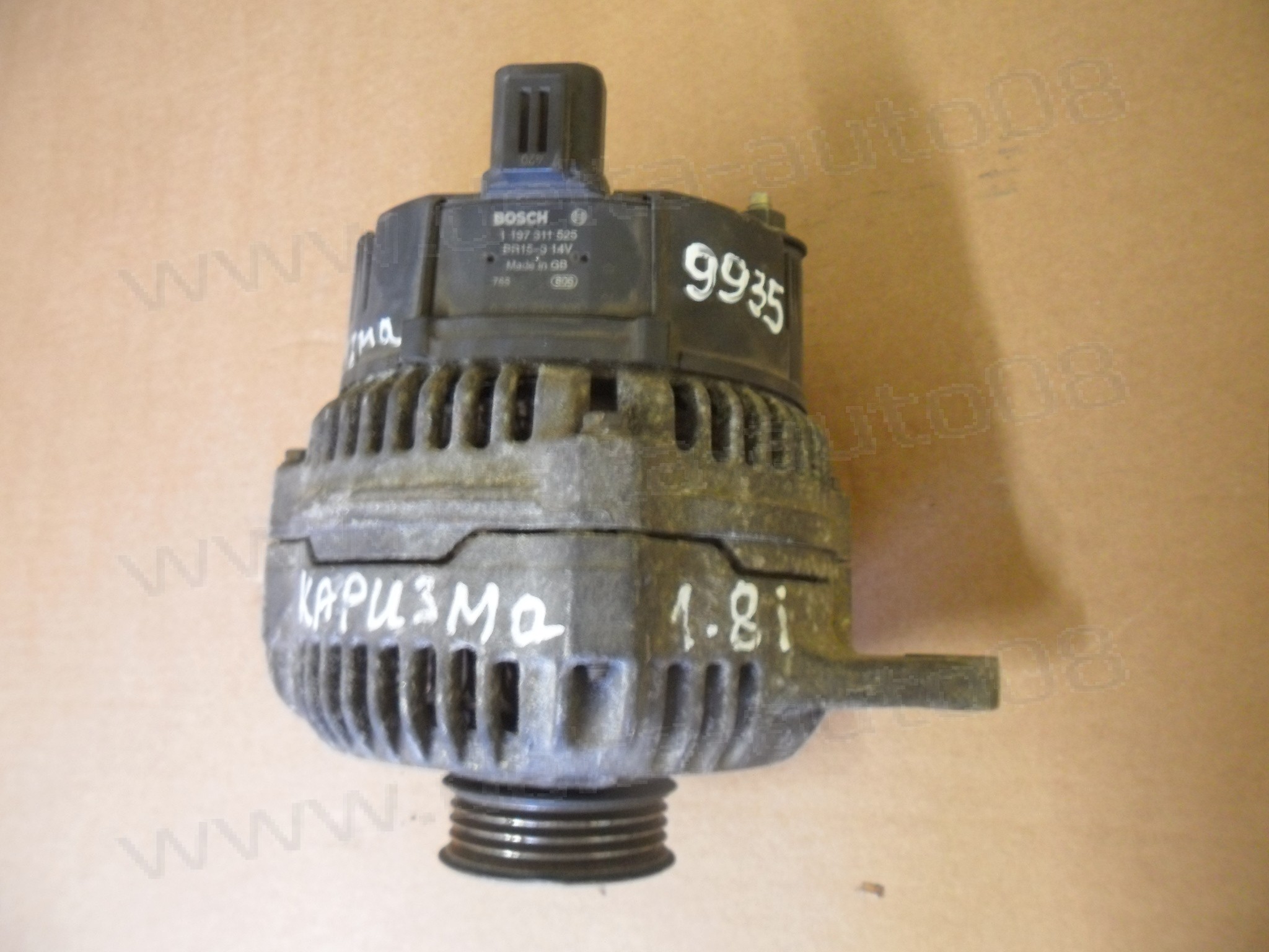 Генератор, Алтернатор,  Mitsubishi Carisma, 1.6 , 1.8, MD327551, 0 123 315 018, 0123315018, 1 197 311 525, 1197311525, 0 272 220 208, 0272220208 