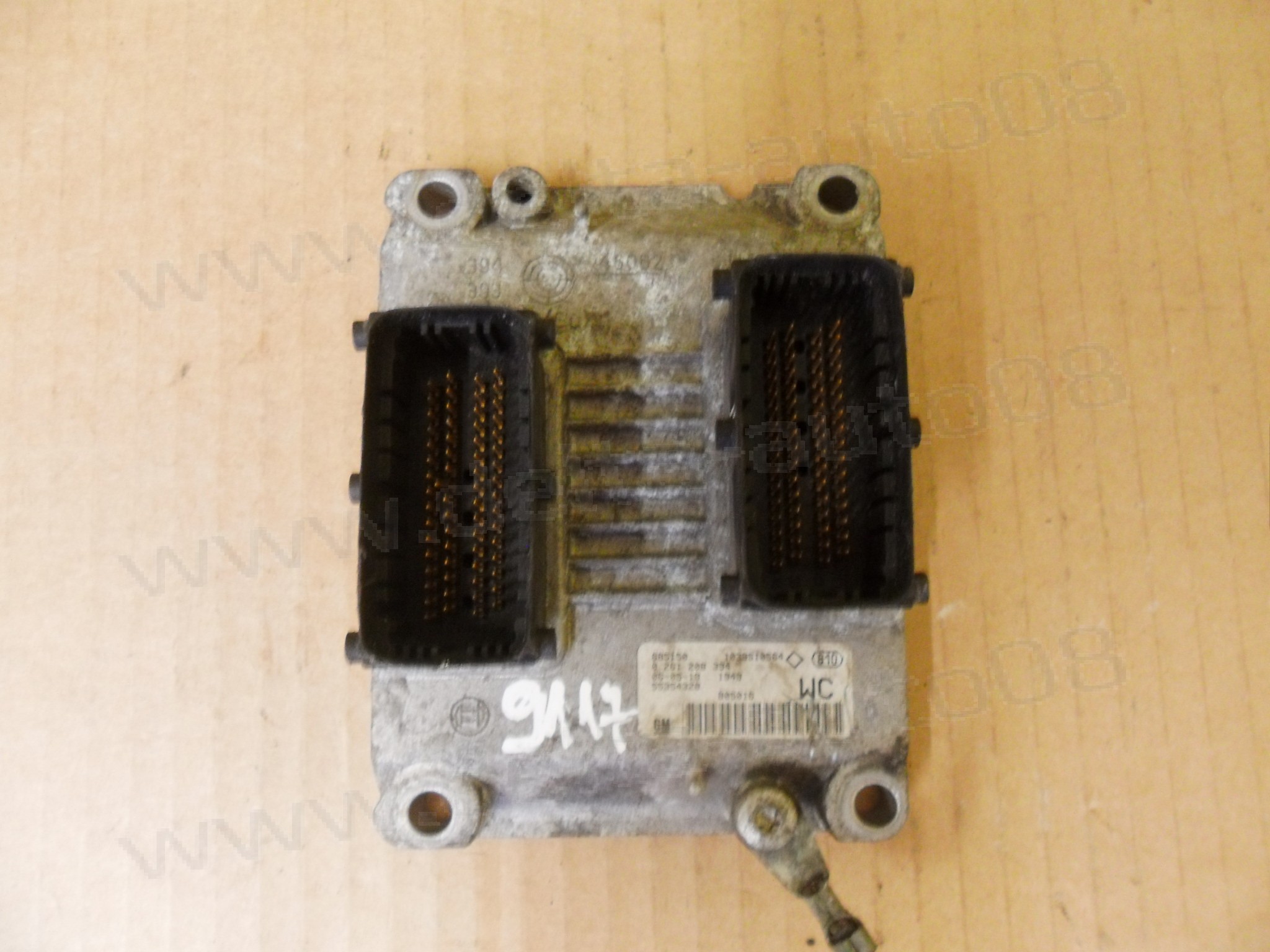 Компютър двигател за Opel Corsa, Astra, Tigra, 1.4, 2000-2007г., 0 261 208 394, 0261208394, 55 354328 