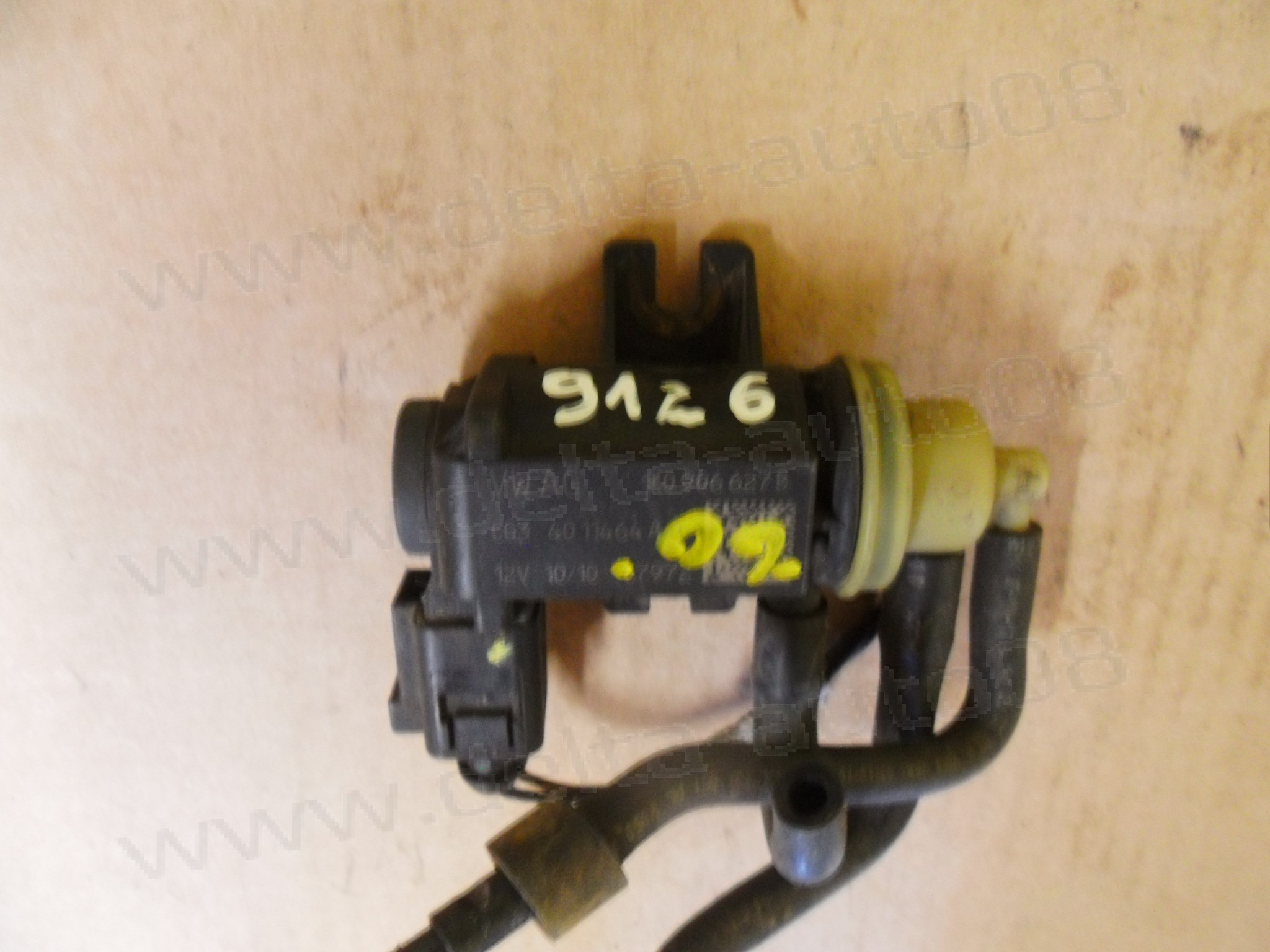 Вакуум клапан, VW Golf VII, Polo, Tiguan, Skoda Octavia, Fabia, 1.2, 1.6 TDI, 4011464A, 1K0 906 627 B, 1K0906627B