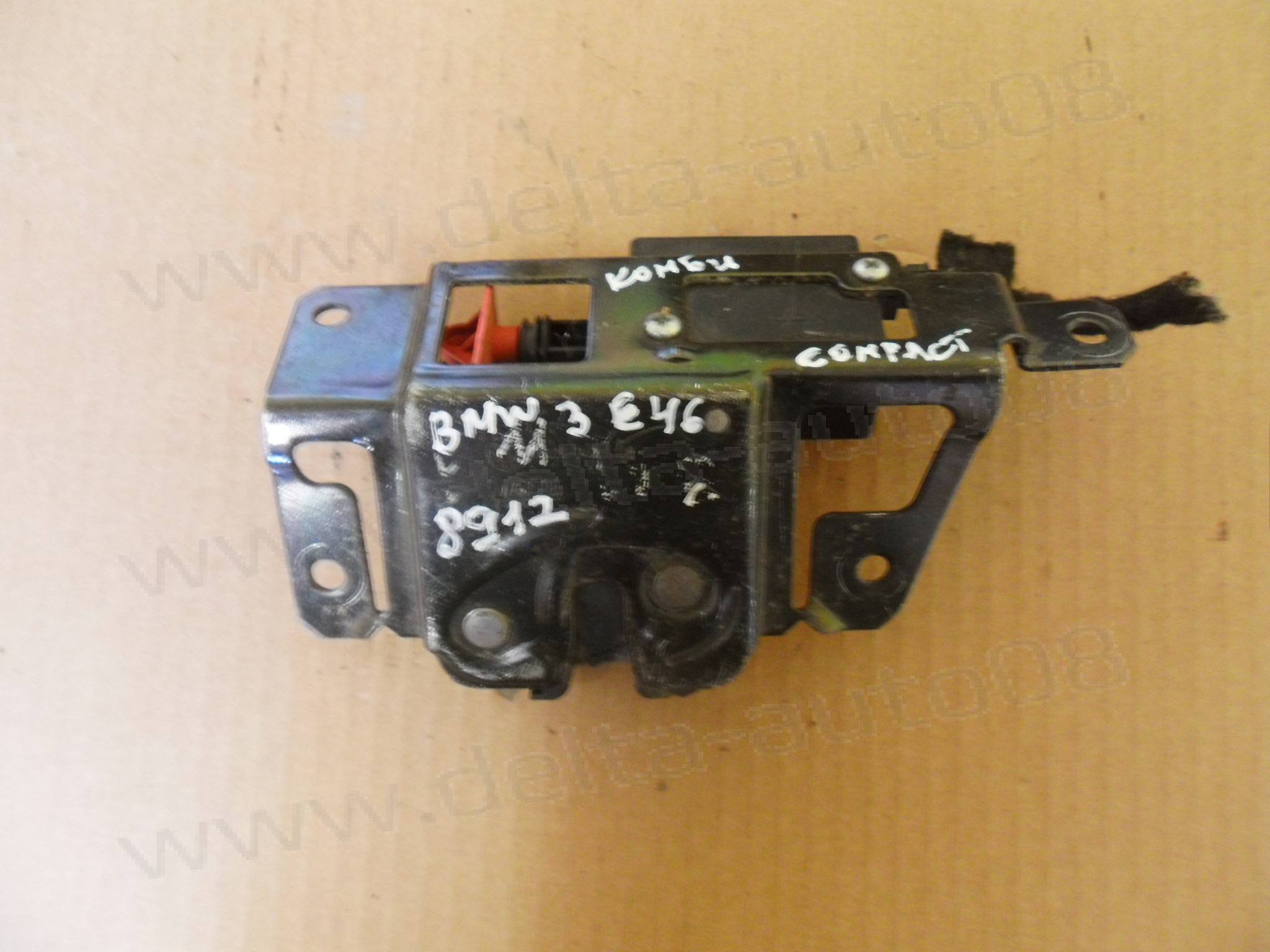 Машинка заключване заден капак за BMW 3, E46, 1998-2005г., 51.24-7 026 192, 51.24-7026192, 5124-7026192, 51247026192