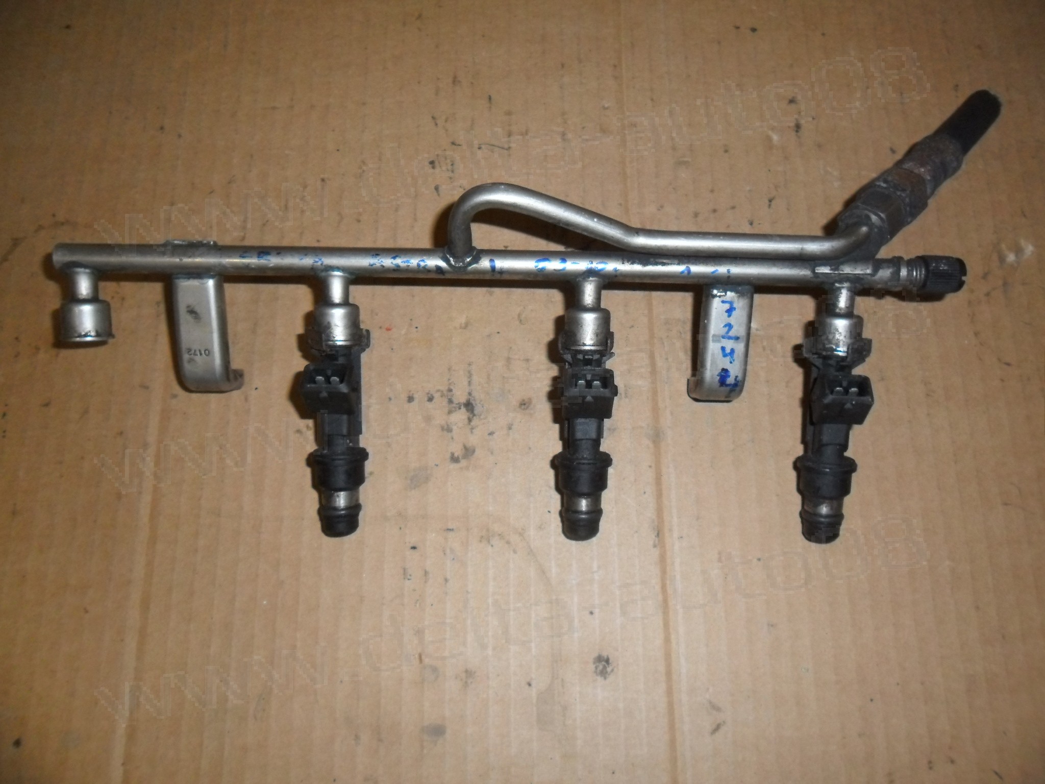 Горивна рейка за Opel Meriva, 1.6i, 16V, 2003-2010г., 25313846