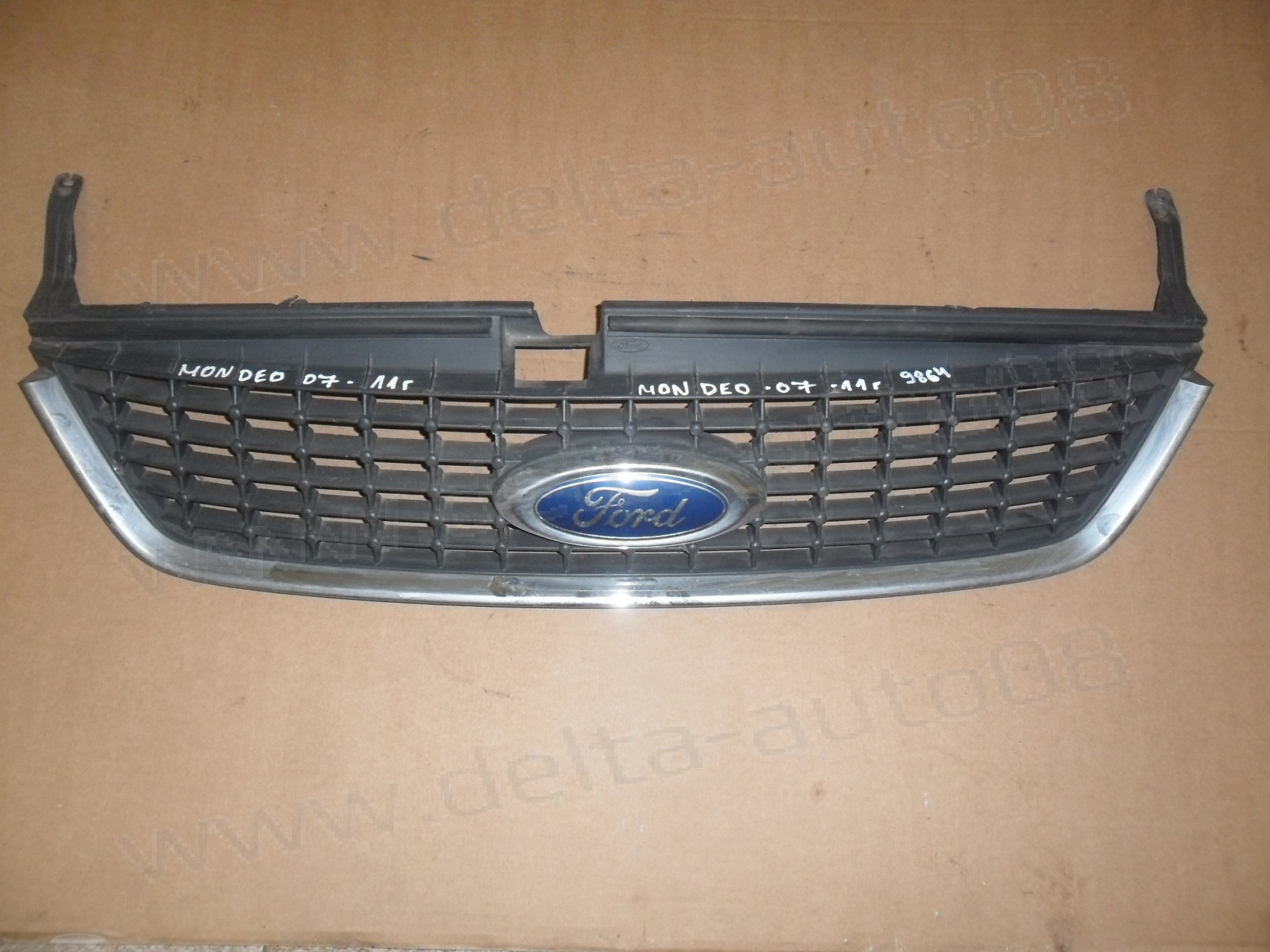 Решетка радиатор за Ford Mondeo, 2007-2011г., 7S71-8200-A, 7S718200A, 7S71-8200-D, 7S718200D