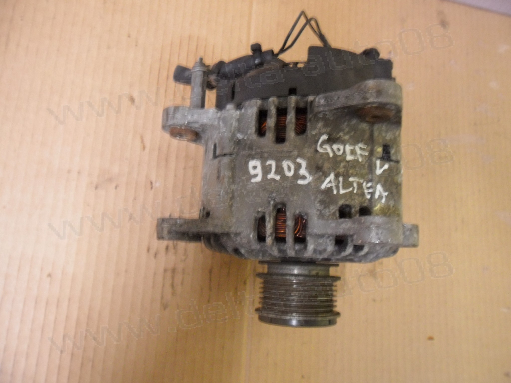 Генератор, Алтернатор за VW Golf V, Seat Altea, 1.9, 2.0 TDI, 2003-2009г., 06F 903 023 C, 06F903023C