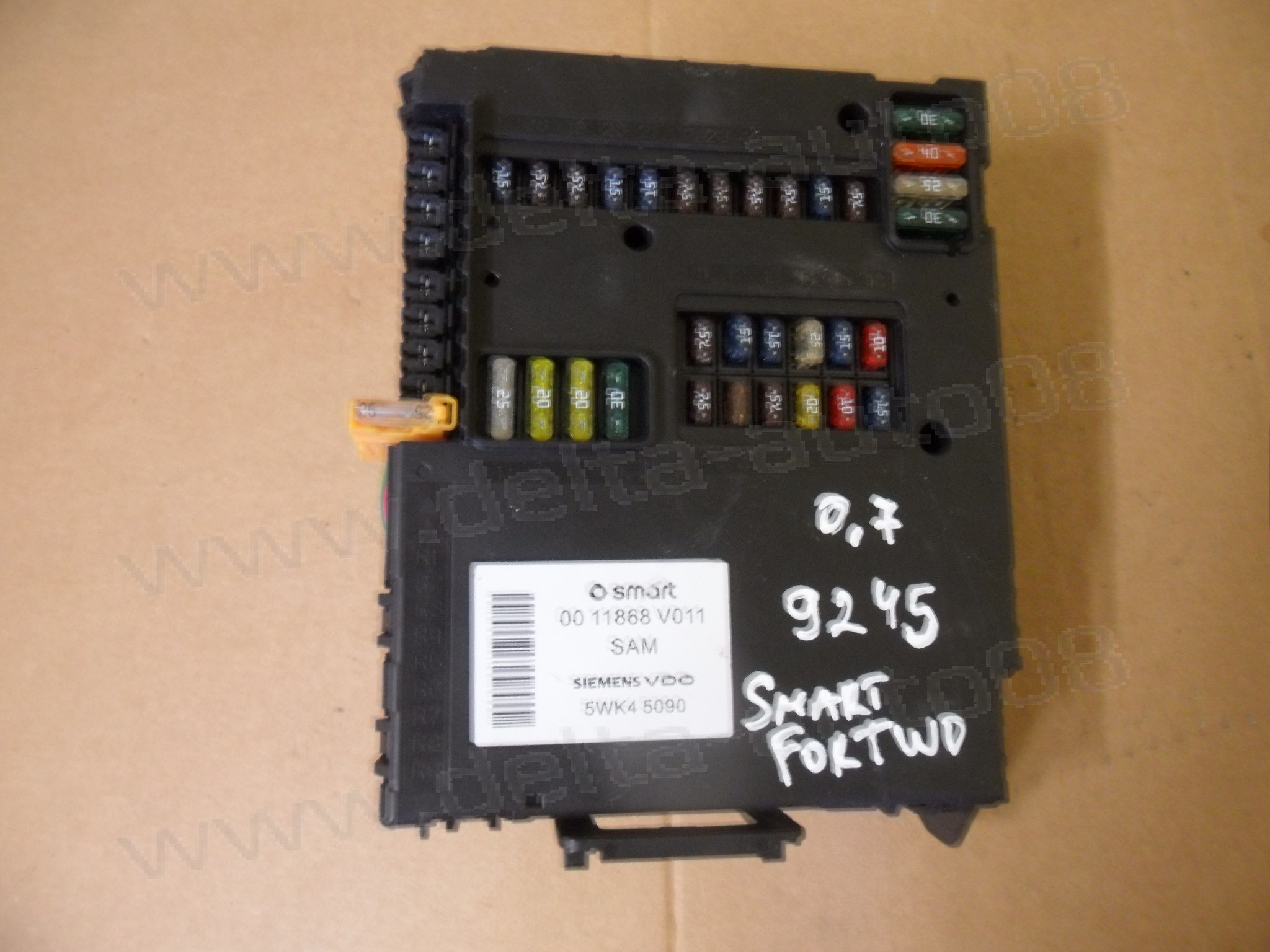 Бушонно табло за Smart Fortwo, 0.7, 2004-2007г., 5WK4 5090, 5WK95090, 00 11868 V011, 0011868V011 