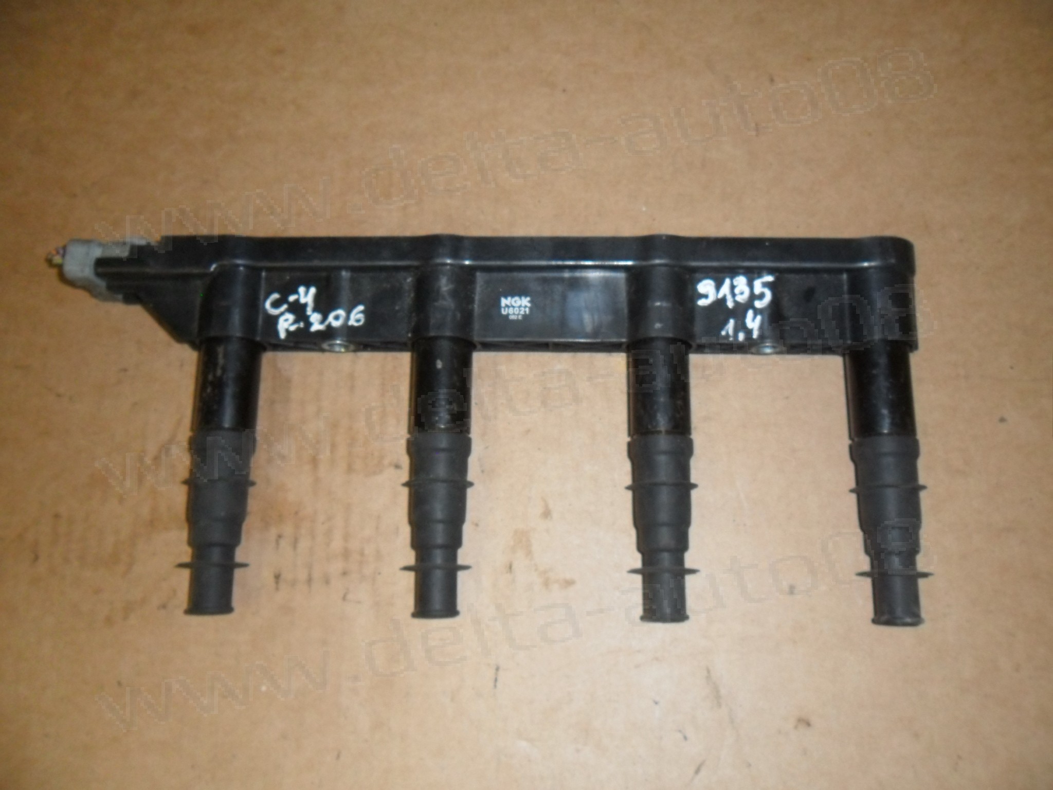 Бобина за Peugeot 206, Citroen C4, 1.4, 2004-2013г., NGK U6021, NGKU6021