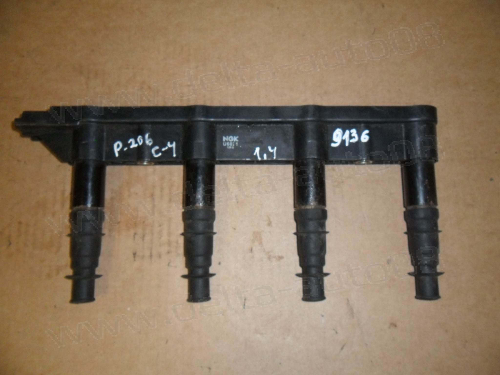 Бобина за Peugeot 206, Citroen C4, 1.4, 2004-2013г., NGK U6021, NGKU6021 