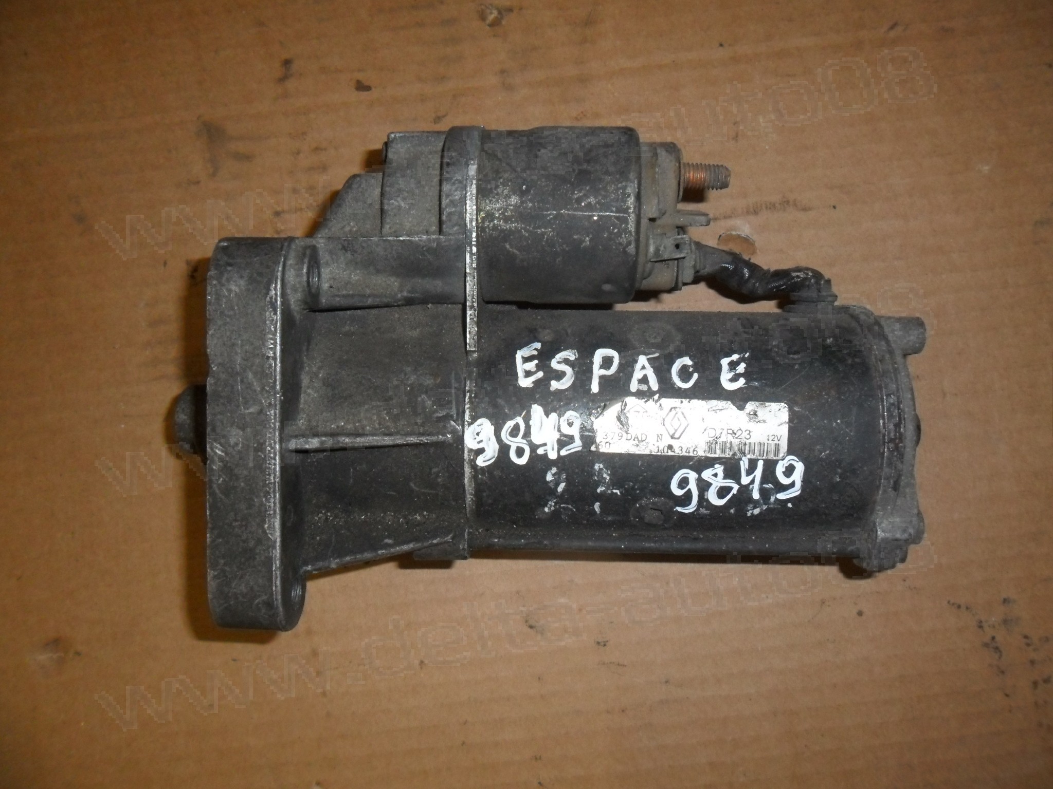 Стартер за Renault Espace, 2.2 TD, 1996-2002г., 104346, D7R23