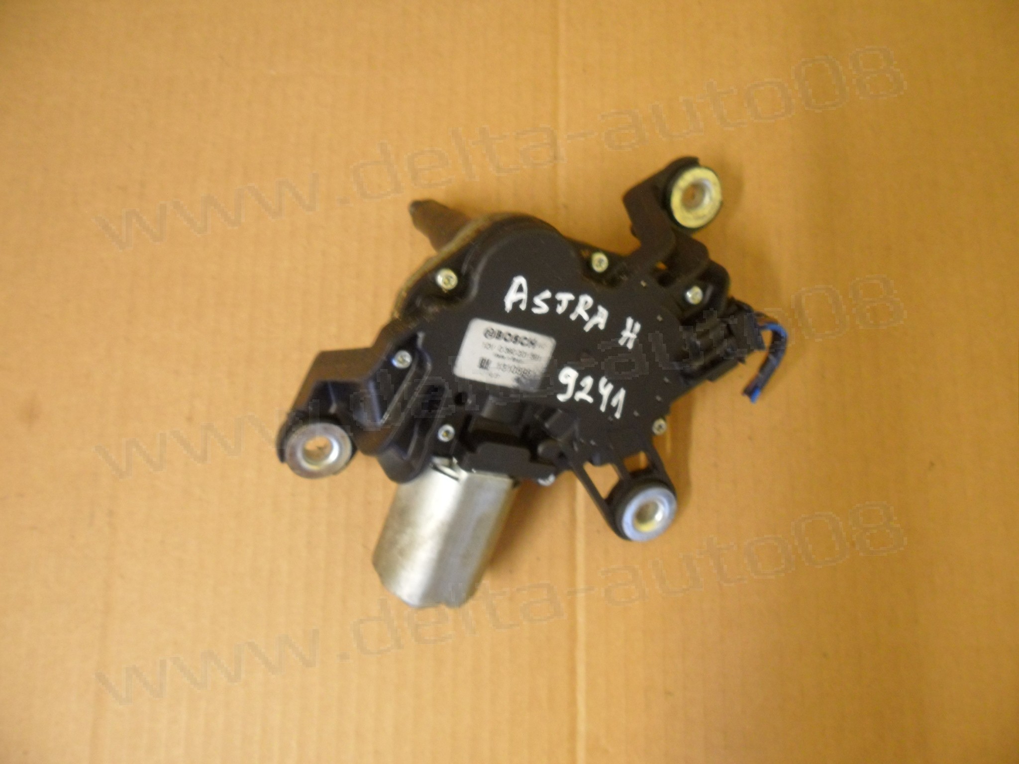 Мотор задна чистачка за Opel Astra H, 2004 - 2010г., 0 390 201 591, 0390201591, 13105981