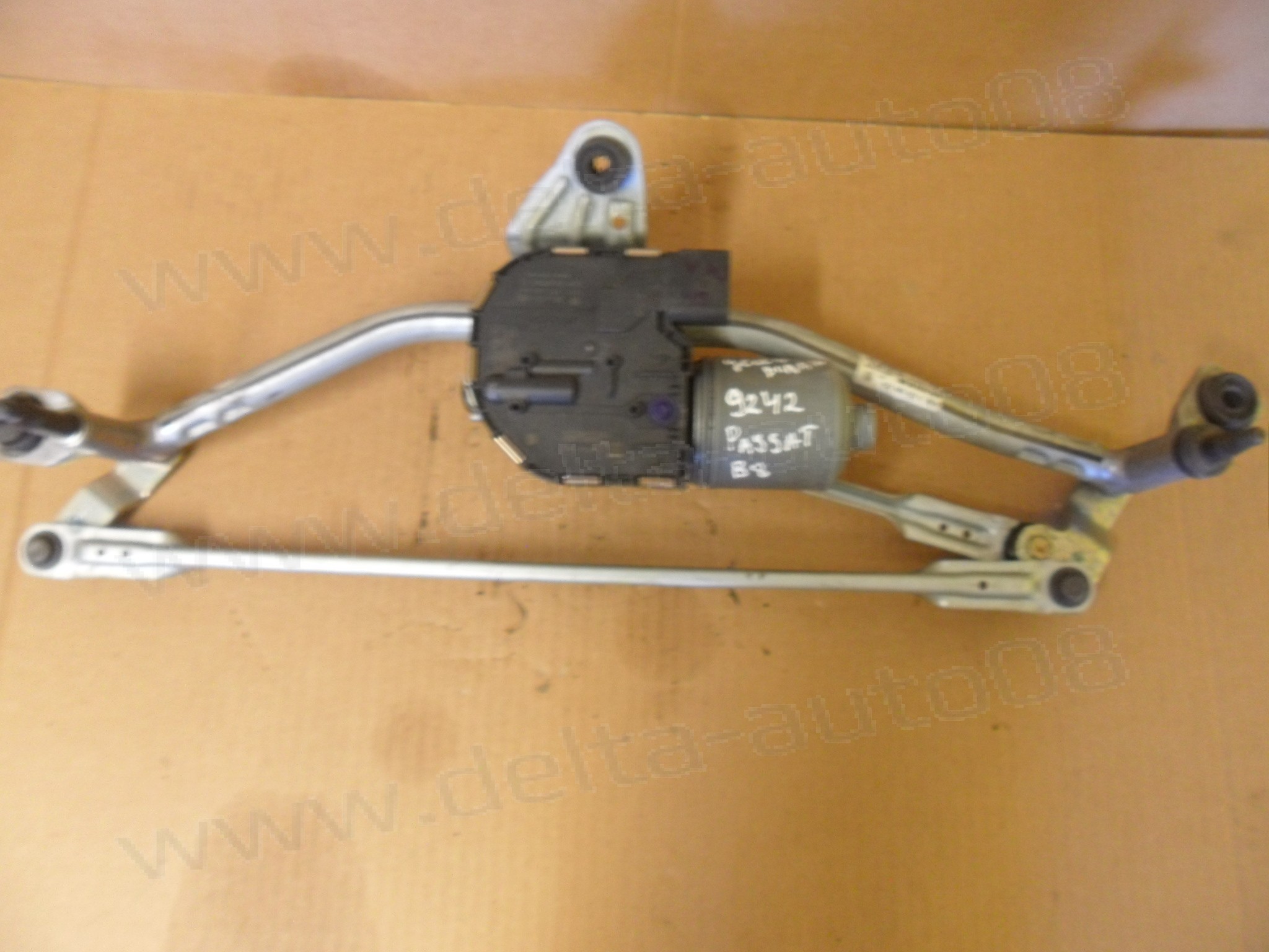 Механизъм, мотор предна чистачка за VW Passat B8, 2010-2024г., 3 397 021 867, 3397021867, 3G2955119A