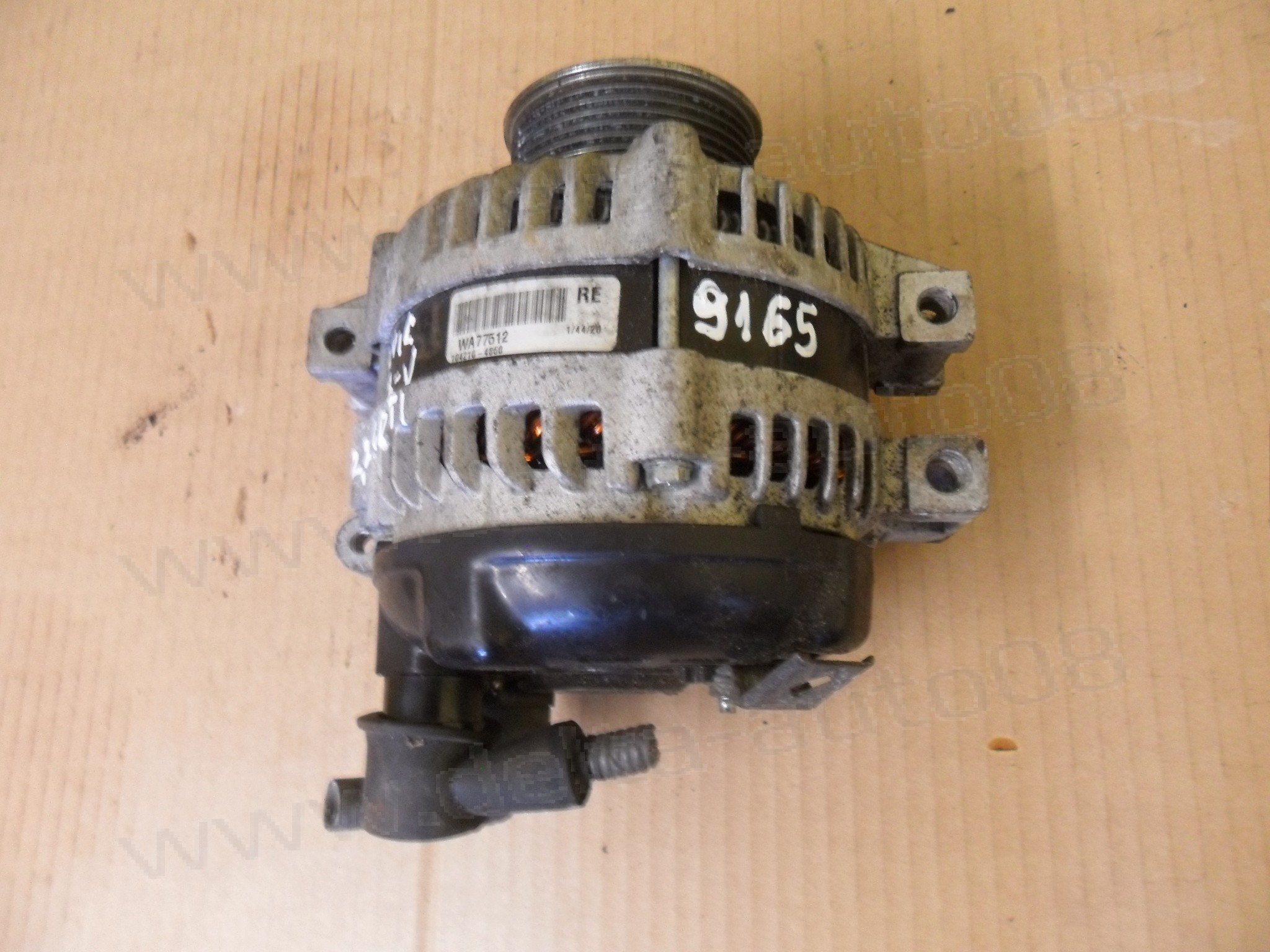Генератор, Алтернатор за Honda Civic VIII, CR-V III, 2.2 CDTI, 2006-2012г., 104210-4860, 1042104860