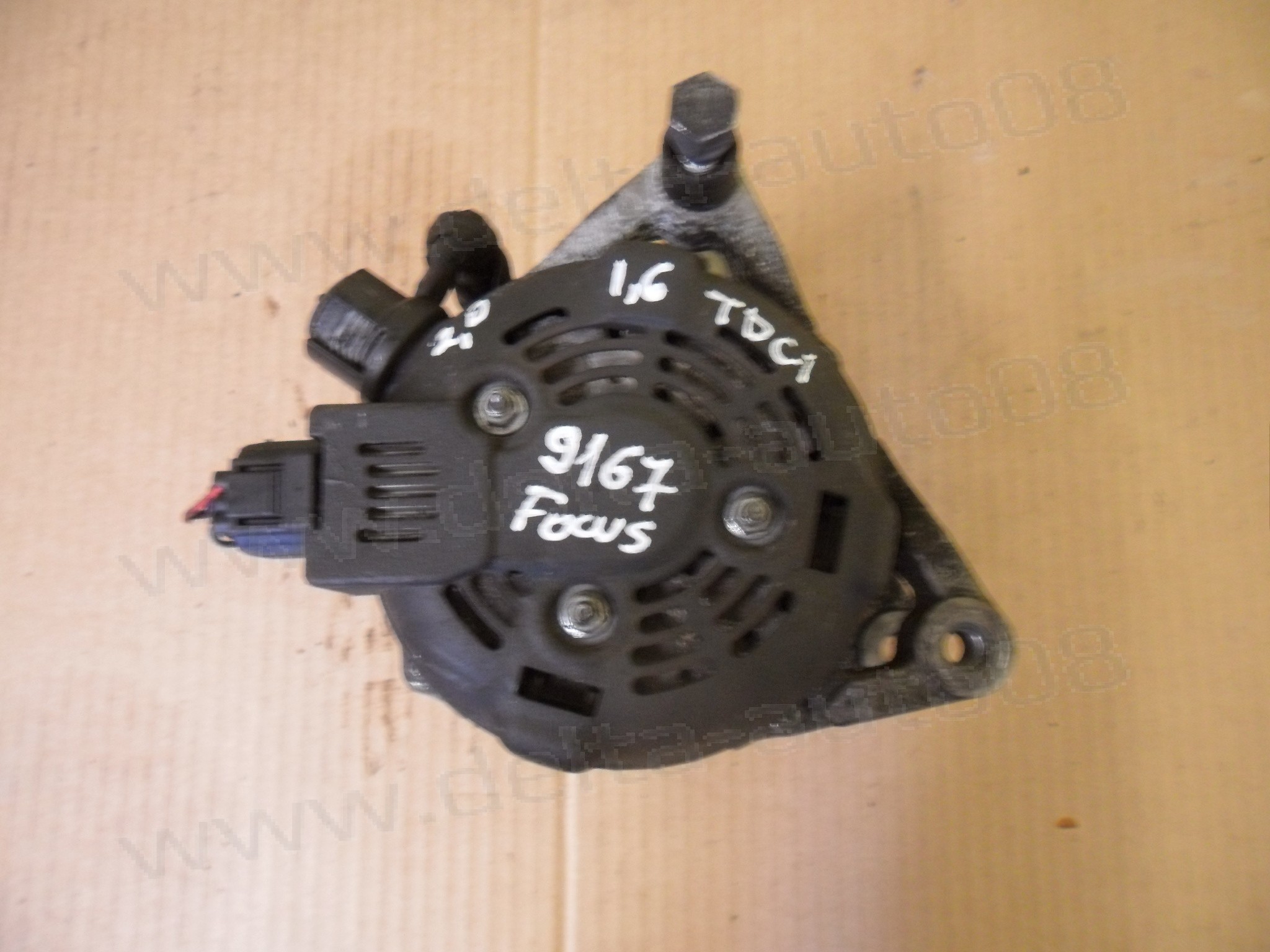 Генератор, Алтернатор, Ford Focus II, 1.6, 2.0 TDCI, 2004-2012г., 602501, 104210-3512, 1042103512