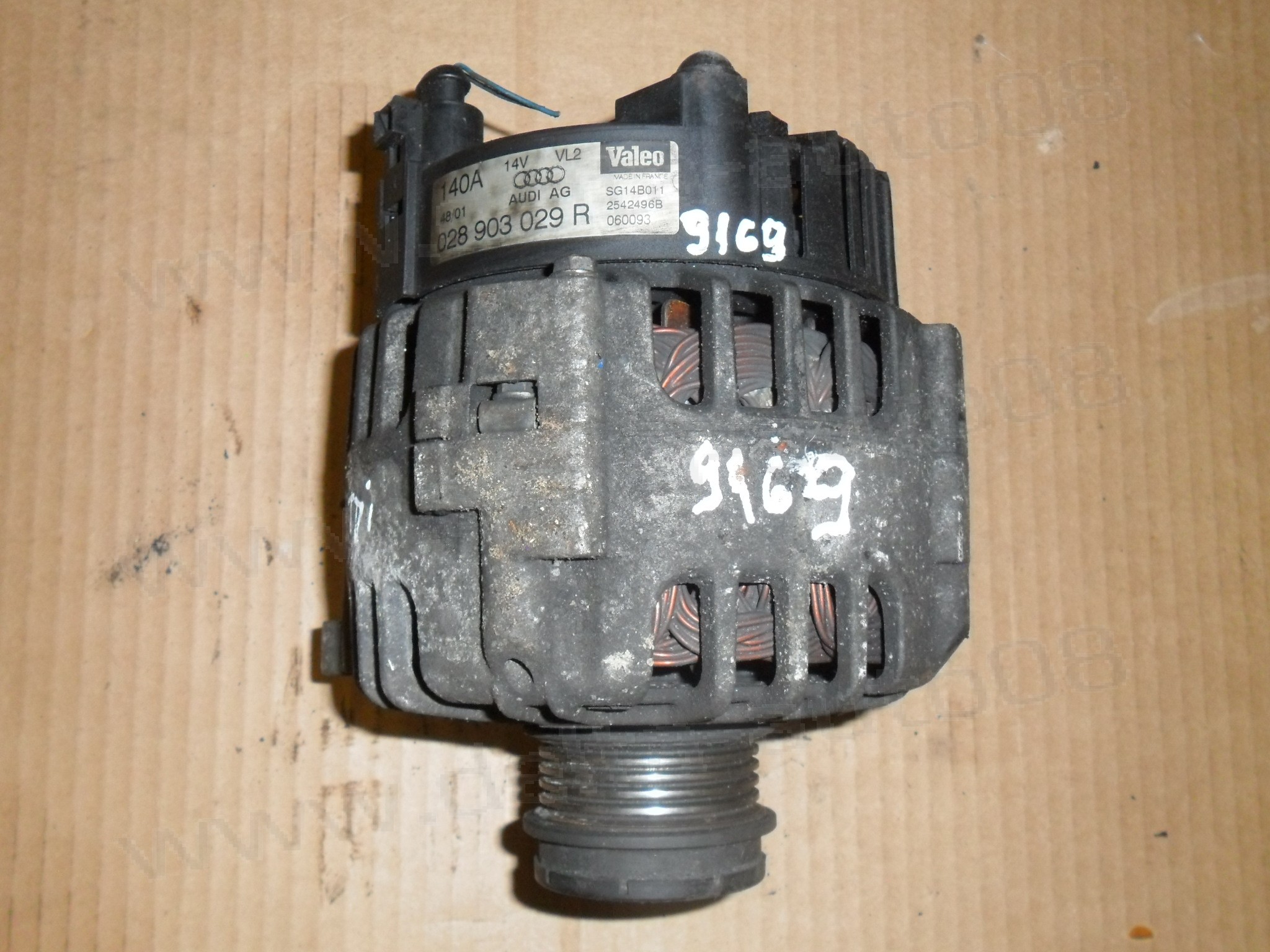Генератор, Алтернатор, Audi A4, A6, VW Passat B5, 1.9 TDI,  028 903 029 R, 028903029R