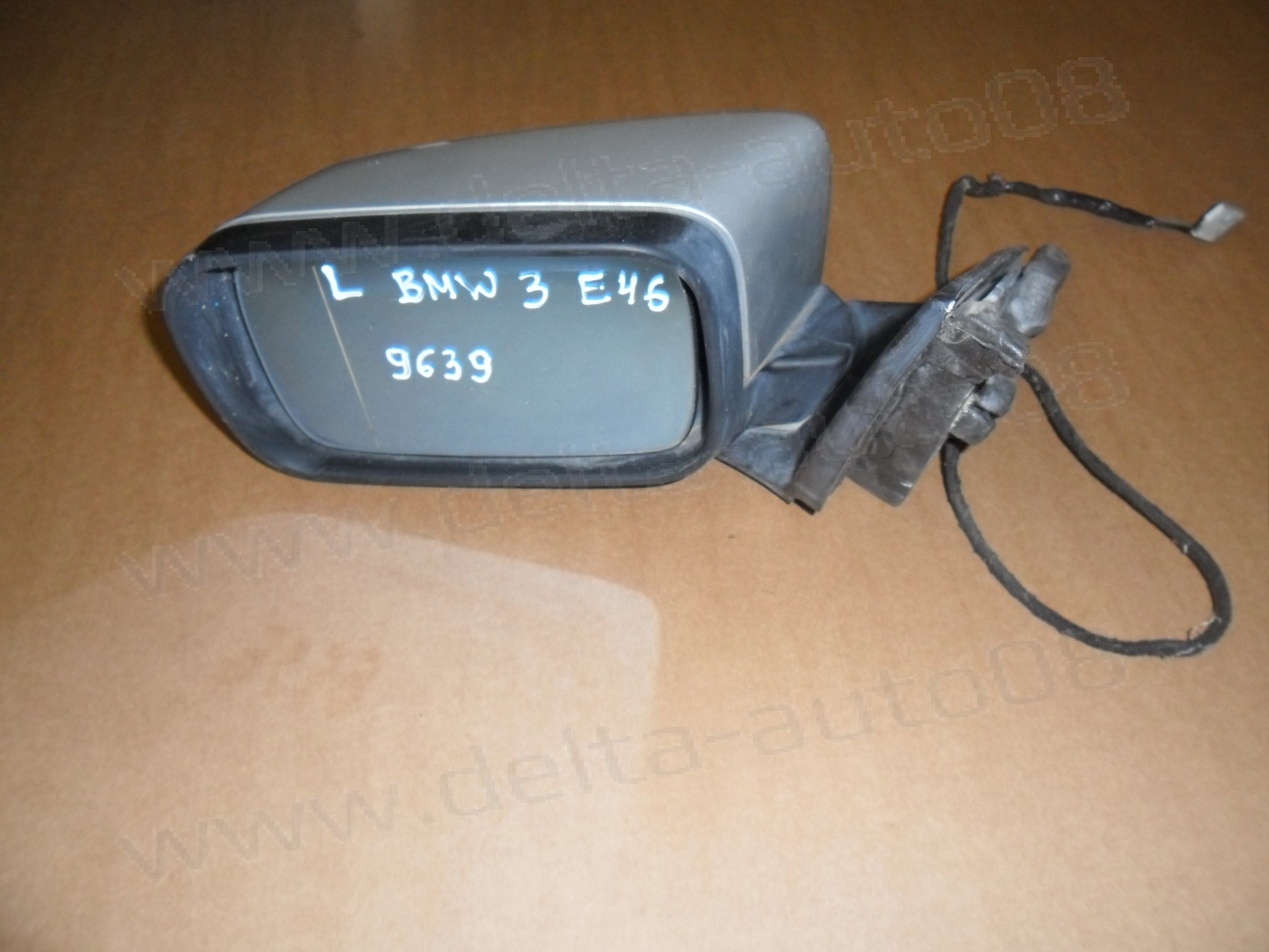 Огледало ляво за BMW 3 E46, 1999-2005г., електрическо 