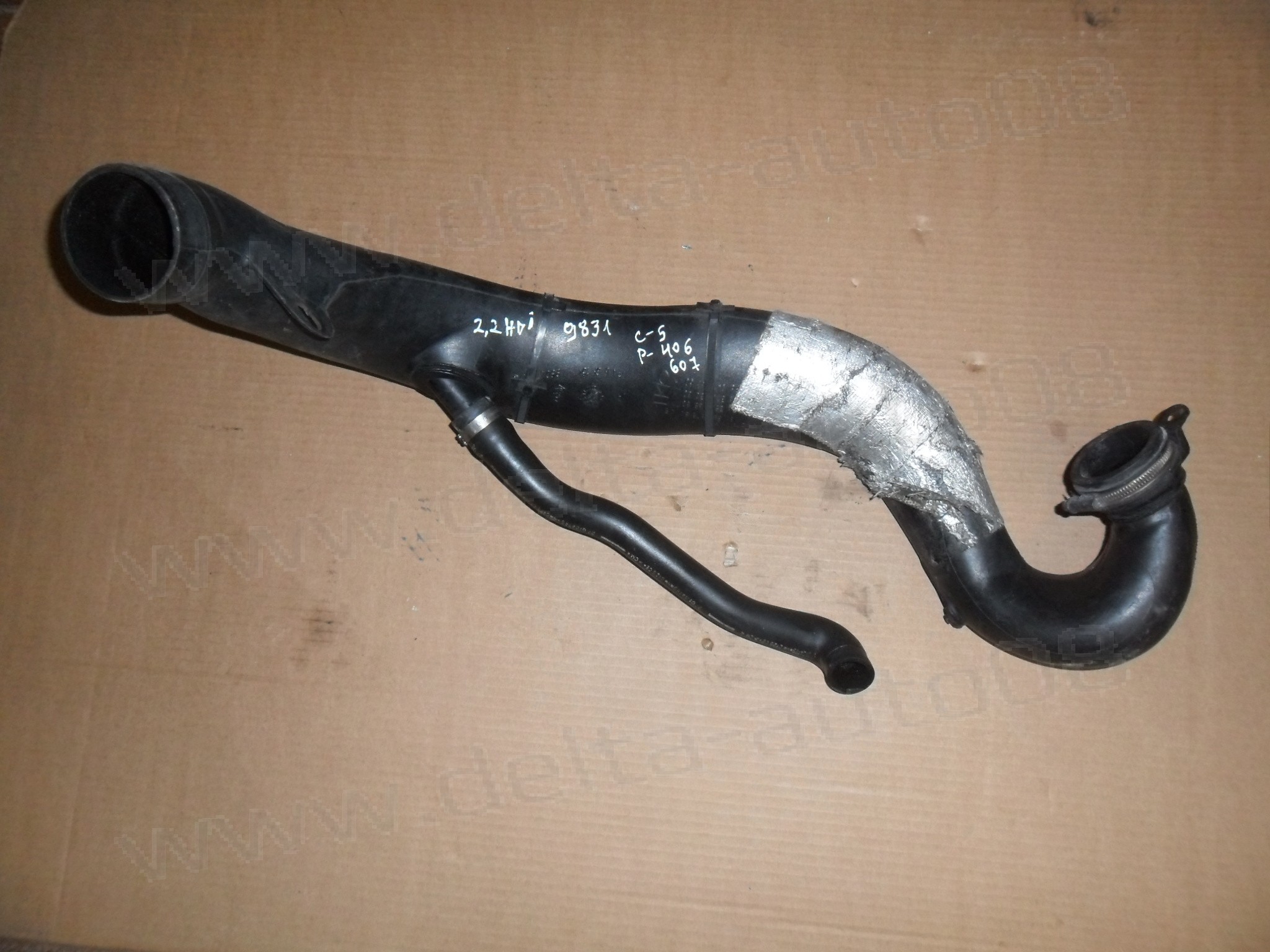 Тръба турбо за Peugeot 406, 607, Citroen C5, 2.2 HDI, 9628792080 