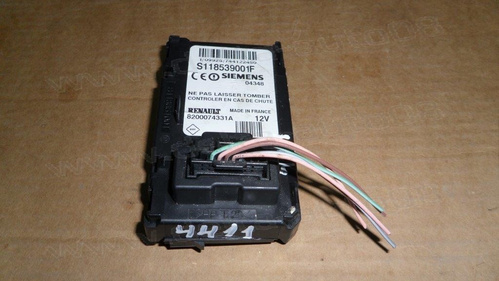 Четец ключова карта за Renault Megane 1.4 - 2003г.     S118539001F, 8200074331A