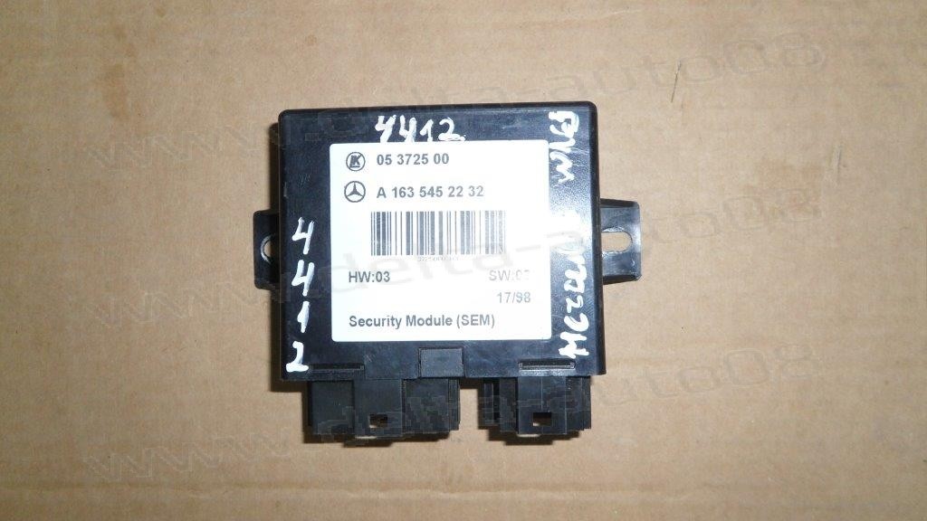 Модул аларма за Mercedes W163   4.3   1999г.  M-Classe     A 163 545 22 32, A1635452232, 05 3725 00, 05372500