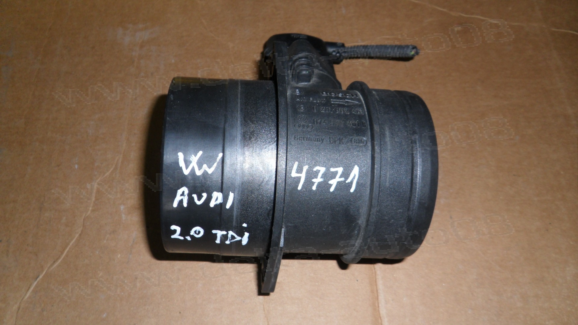 Дебитомер за Audi, VW Passat 6 2.0 TDi 2006-2010г., 0 281 002 461, 0281002461, 074 906 461 B, 074906461B