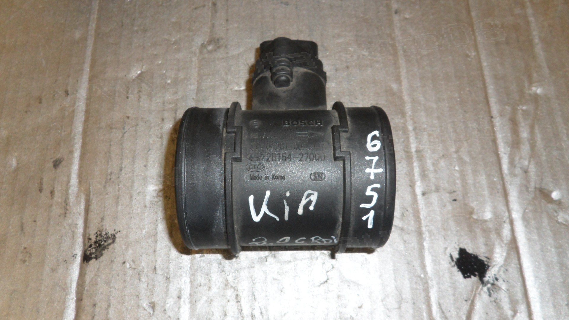 Дебитомер за Hyundai Santa Fe, Kia Carens, 2.0 CRDI, 2000-2006г., 0 281 002 447, 0281002447, 28164-27000, 2816427000