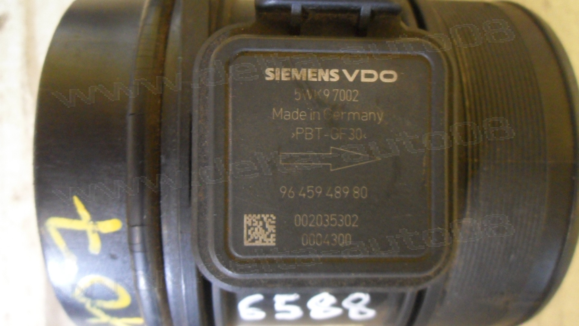 Дебитомер за Peugeot 407, 2.0 HDI, 2004-2010г., 5WK97002, 96 459 489 80, 9645948980