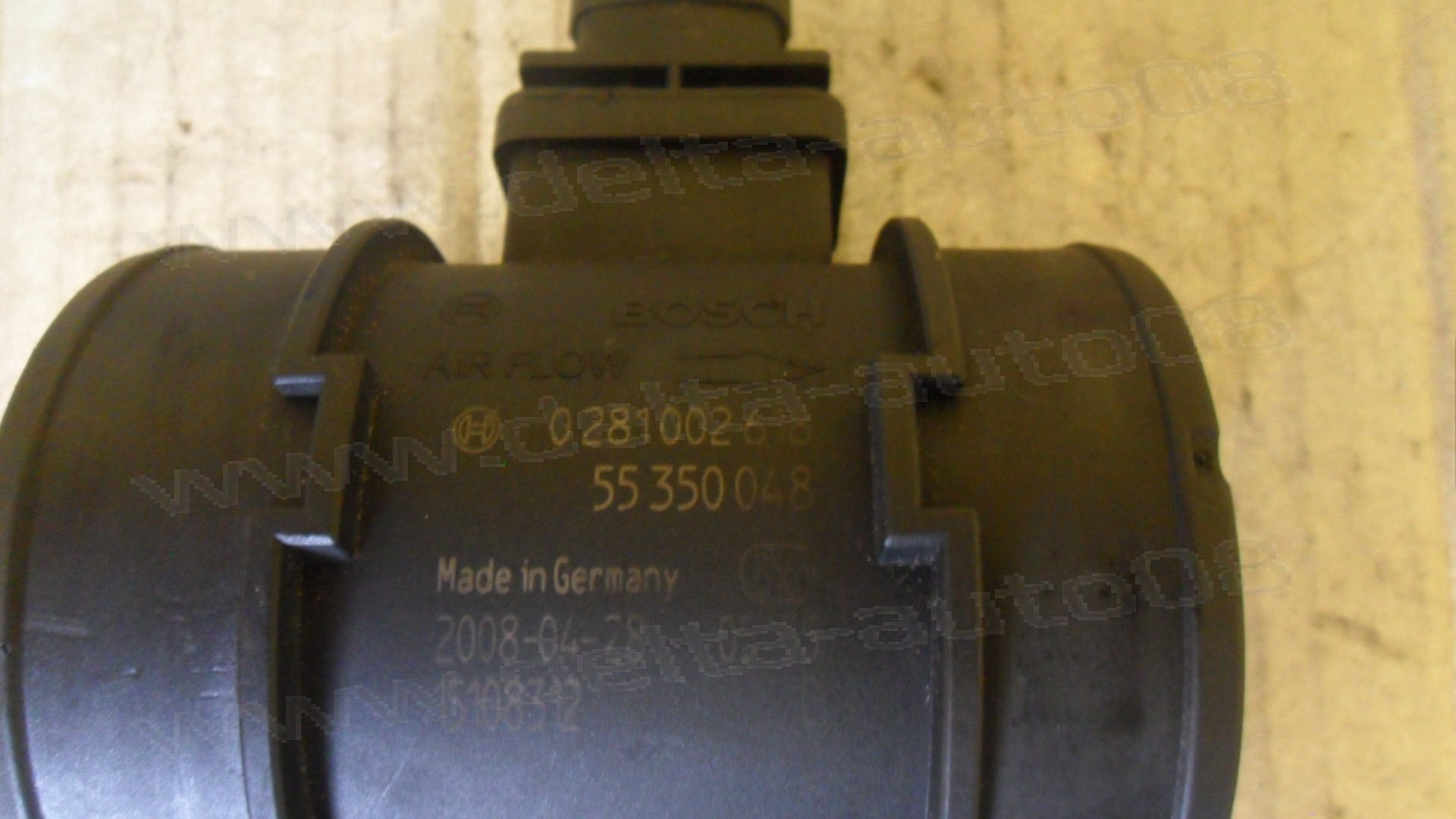 Дебитомер за Saab 9-3, Opel, 1.3, 1.9 CDTI, 0 281002 618, 0281002618, 55 350 048, 55350048 