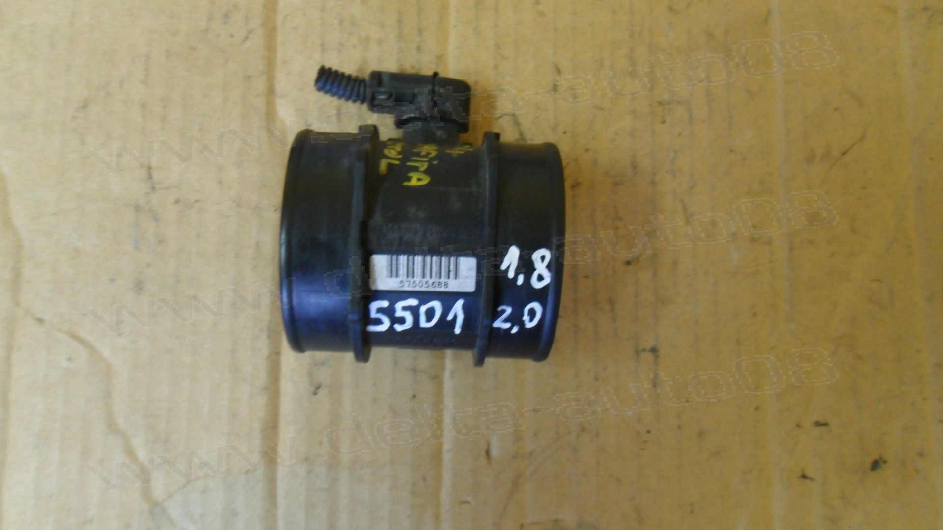 Дебитомер за Opel Astra, Meriva, Zafira, Vectra 1.8, 2.0, 5WK9 606, 5WK9606, 90 530 463, 90530463