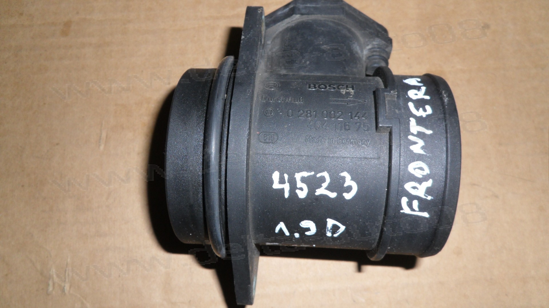 Дебитомер за Fiat Marea 1.9 D   0 281 002 144, 0281002144, 464 116 75, 46411675