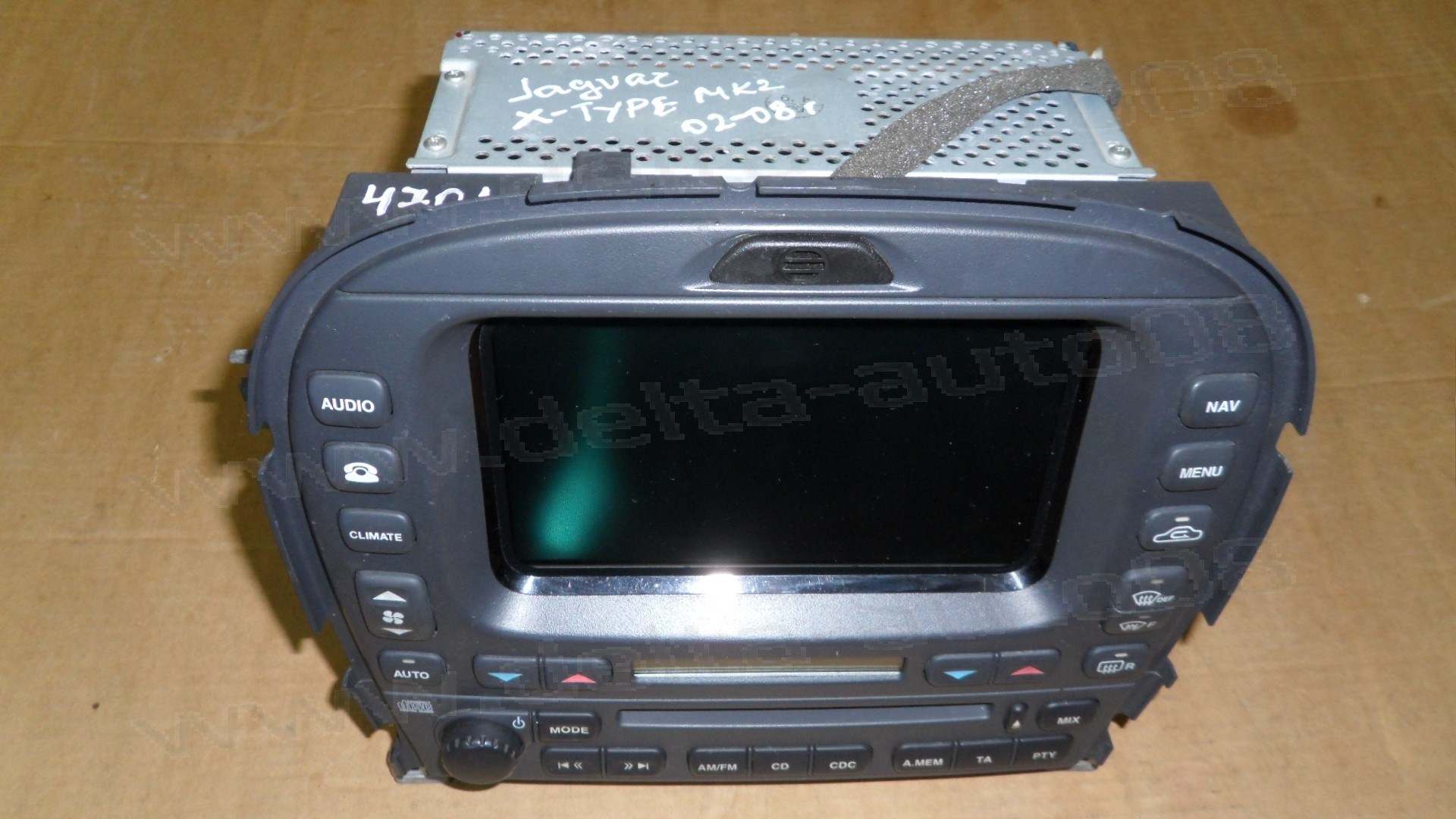 Радио, CD плейър, навигация за Jaguar S-Type, X-Type, MK2  2002-2008г.,  2R83 10E889 BJ, 2R8310E889BJ, 462200-5198, 462200 5198, 4622005198, 2R83-18B876-BJ,2R8318B876BJ, 2R83 18B876 BJ