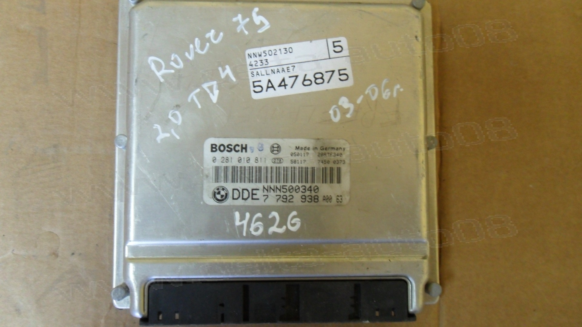 Компютър двигател за Land Rover Freelander MK1  2.0 TD4 2003-2006г., 0 281 010 811, 0281010811, NNN500340р 7 792 938, 7792938, 28RTF340, NNN502130