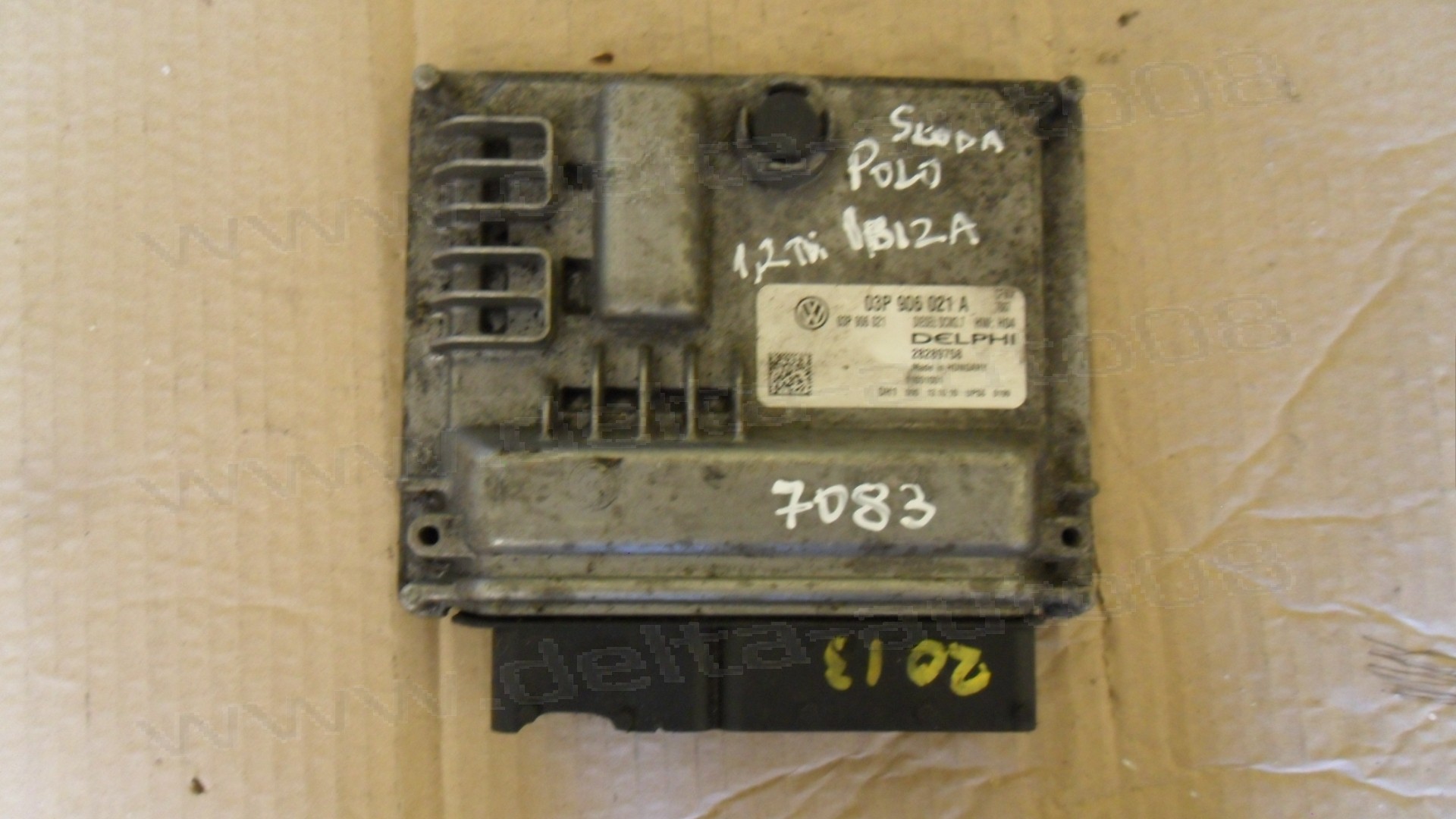 Компютър двигател за VW Polo, Seat Ibiza, Skoda, 1.2 TDI, 2009-2020г., 03P 906 021 A, 03P906021A, 28289758