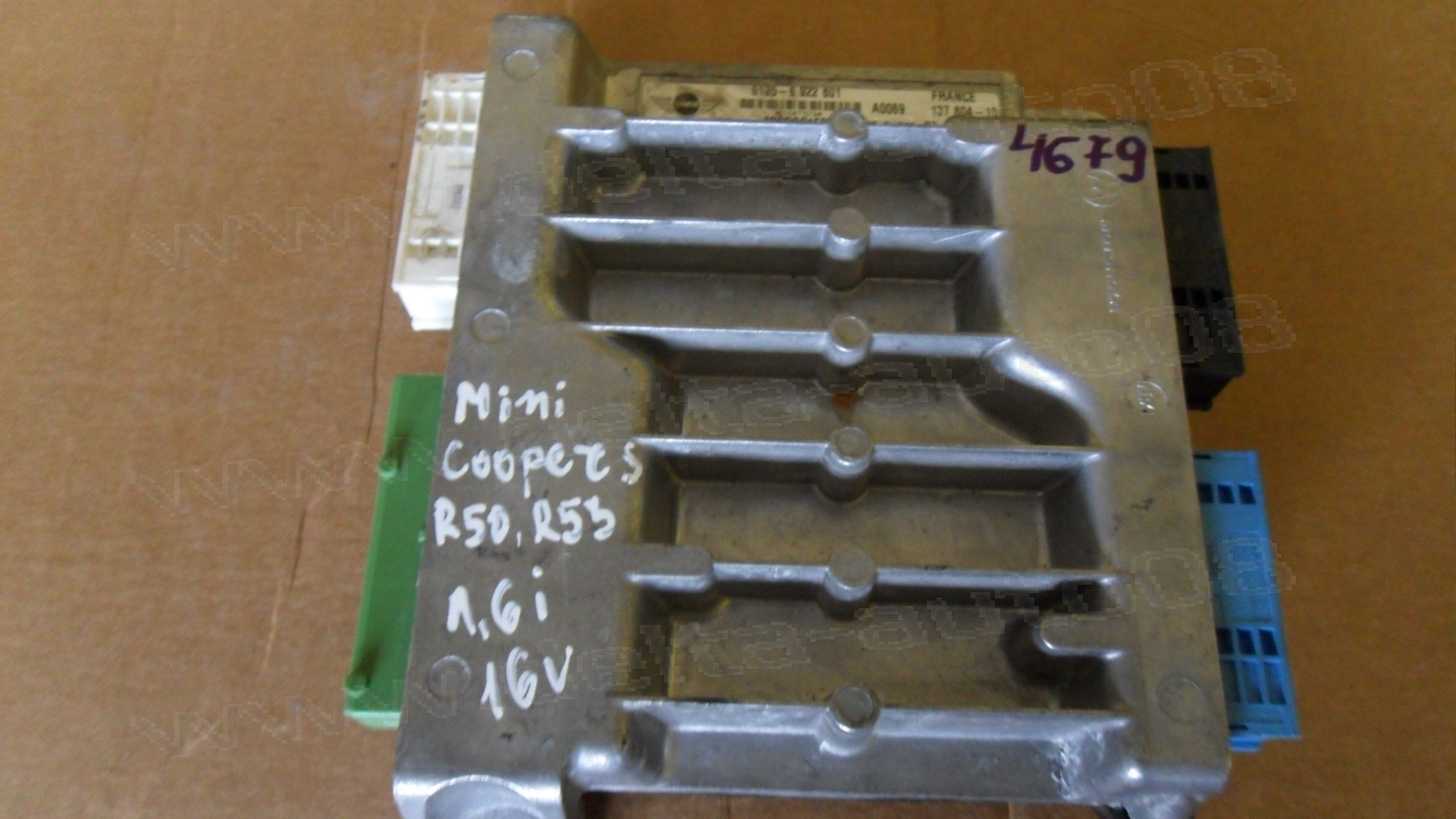 Компютър двигател за Mini Cooper S, R50, R52, R53 1.6i 16V  2001-2006г., 6135-6 922 801, 6135 6 922 801, 61356922801, 137 804-10, 13780110, 137 804 10, 8BCRBC1E07, HW07 SW237, HW07SW237 