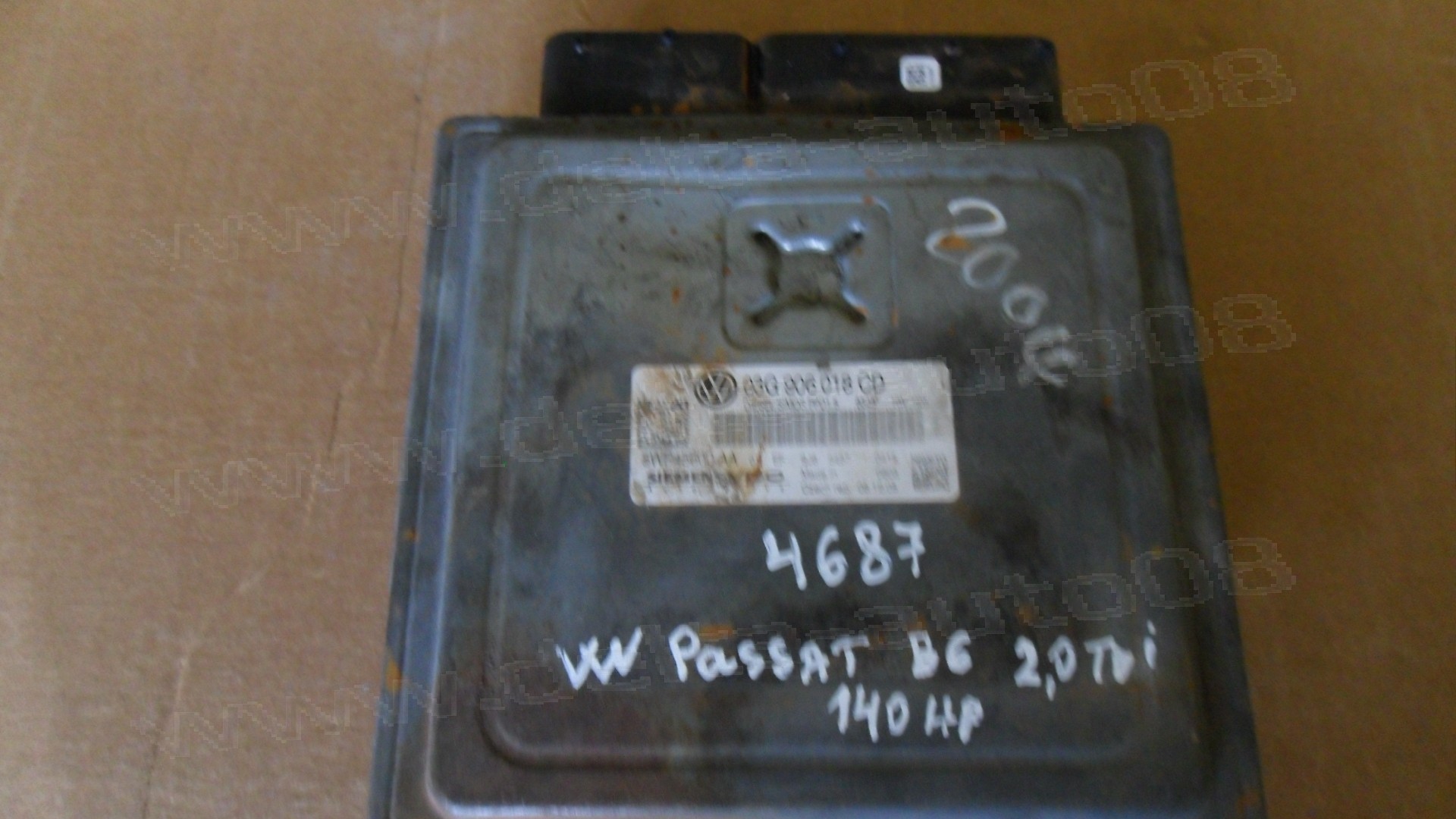 Компютър двигател за VW Passat B6 2.0 TDi 140HP   2005г.,  03G 906 018 CD, 03G906018CD, 5WP45600AA, 5WP45600 AA