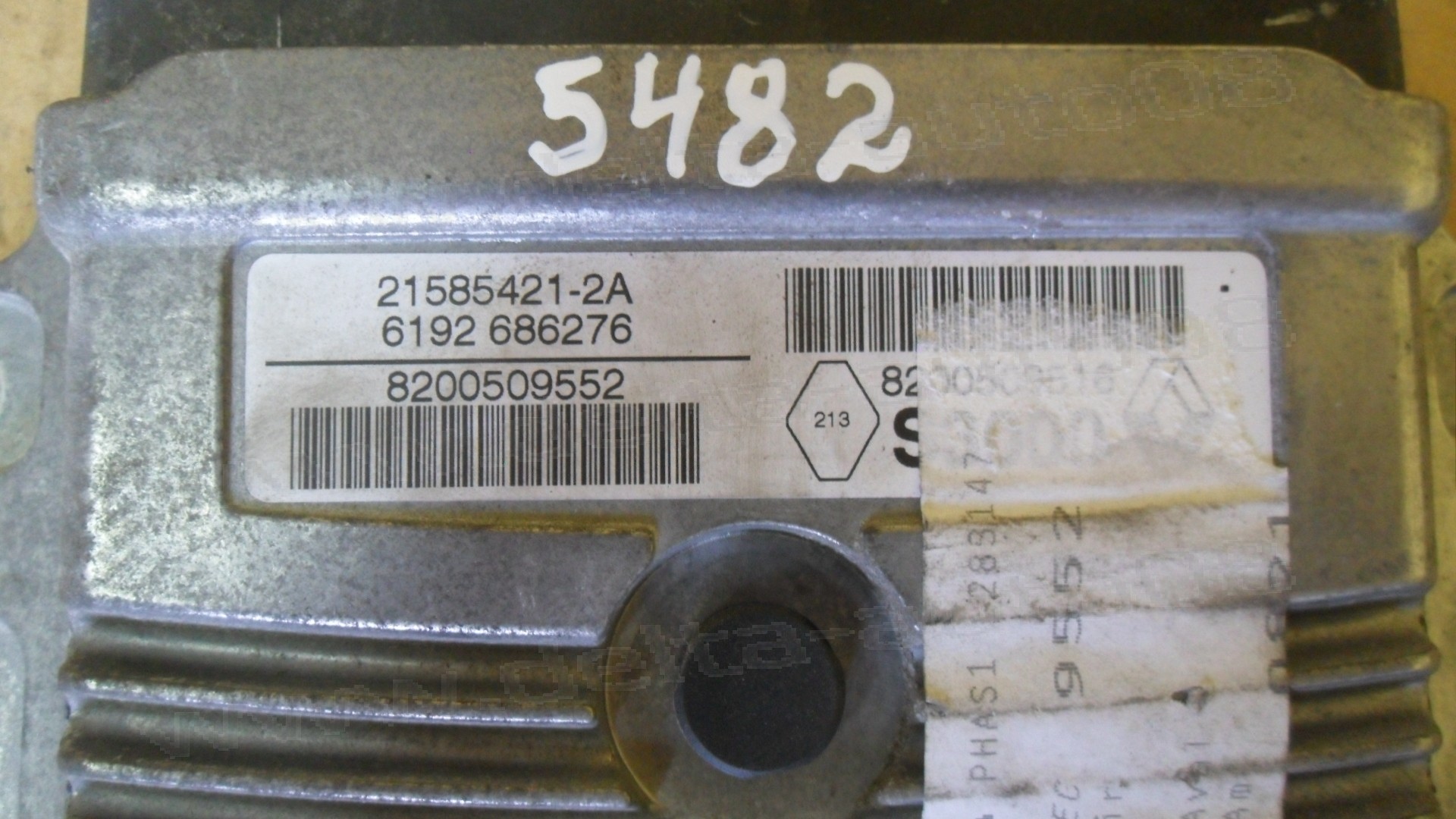 Компютър двигател за Renault Megane 1.6, 8200509516, S3000, 21585421-2A, 215854212A, 6192 686276, 6192686276, 8200509552