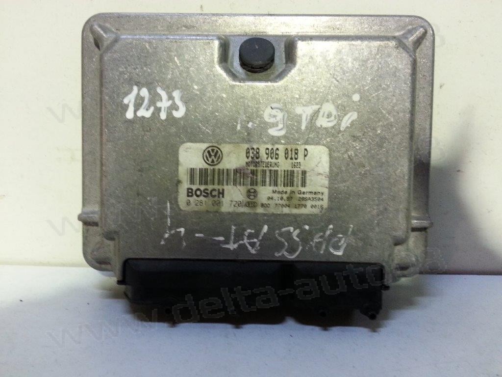 Компютър двигател за VW Passat 1.9 TDI AFN 110HP  038906018P  0281001720