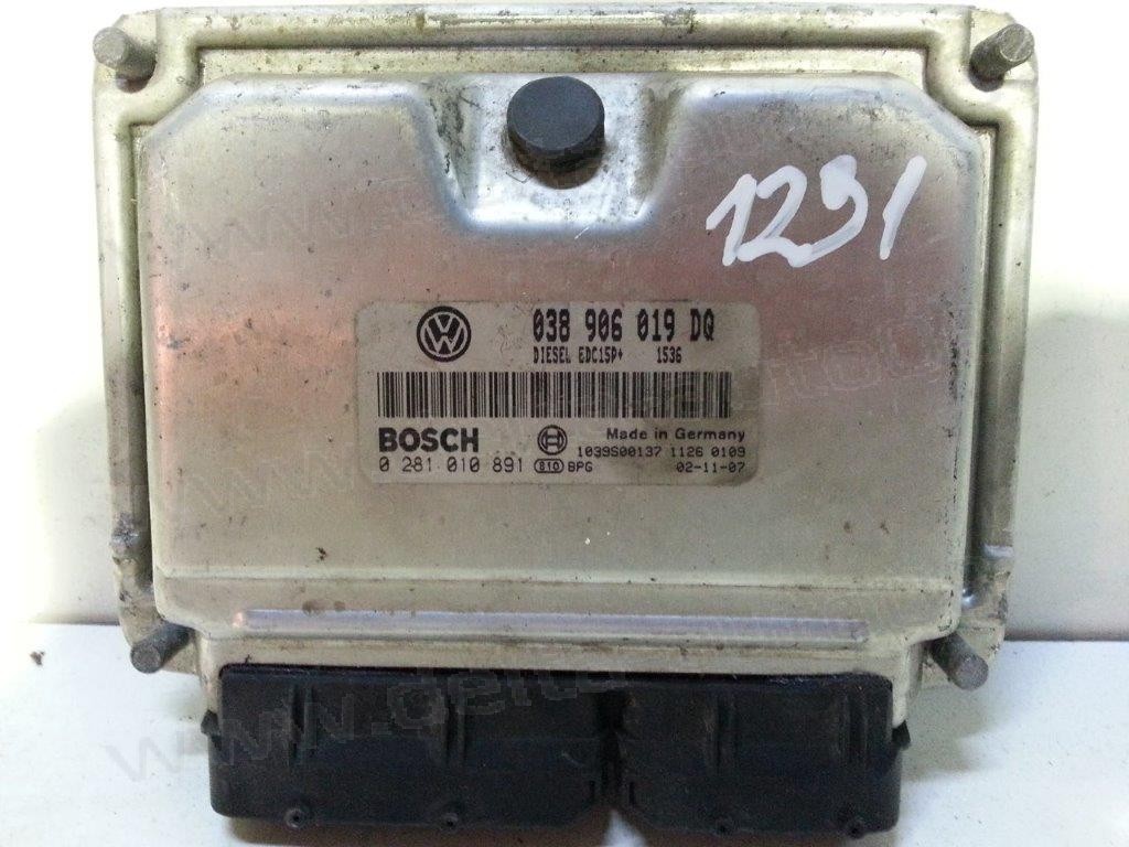Компютър двигател за Seat Ibiza 1.9 TDI 130HP  038906019DQ