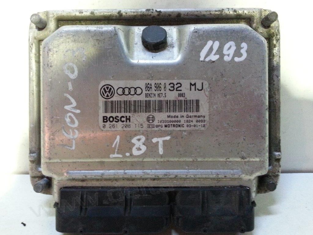 Компютър двигател за Seat Leon 1.8T  AUQ 180HP   0261208115    06A906032MJ