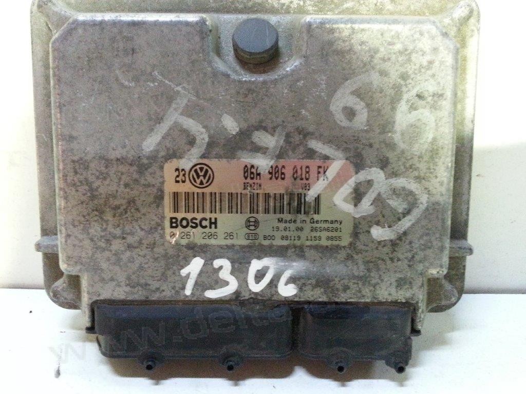 Компютър двигател за VW Golf IV, 2.0, 1999-2006г., 06A906018FK, 06A 906 018 FK, 0 261 206 261, 0261206261