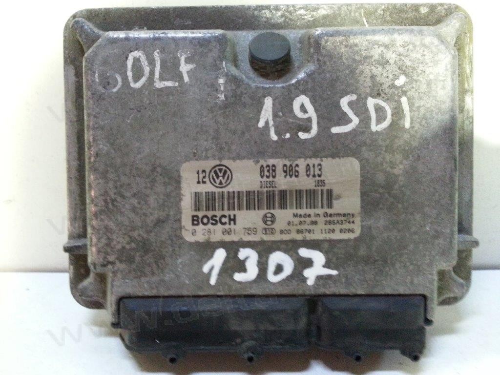 Компютър двигател за Skoda Octavia 1.9 SDI  028 1001904  038906013