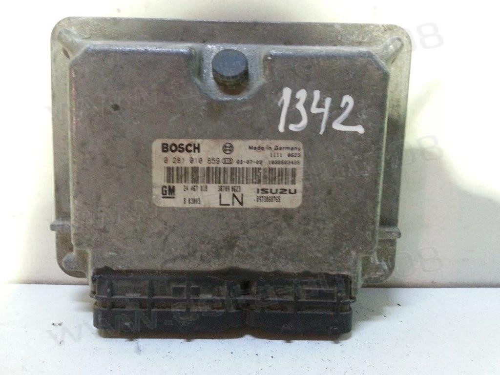 Компютър двигател за Opel Astra G, 1.7 CDTI, 1998-2005г., 0281010859, 0 281 010 859, 24 467 018, 24467018, 58824 0495, 588240495, 1039S08643