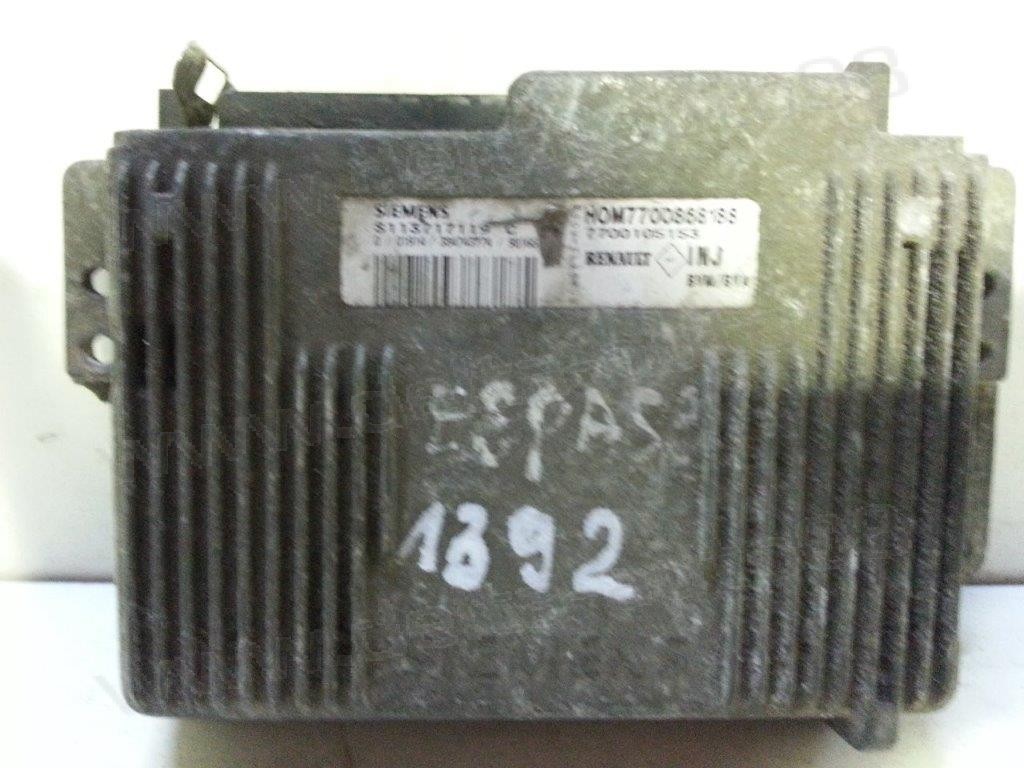 Компютър двигател за Renault Espace, 2.0,  1996-2002г., S113717119C, S113717119 C, HOM7700868188, 7700105153